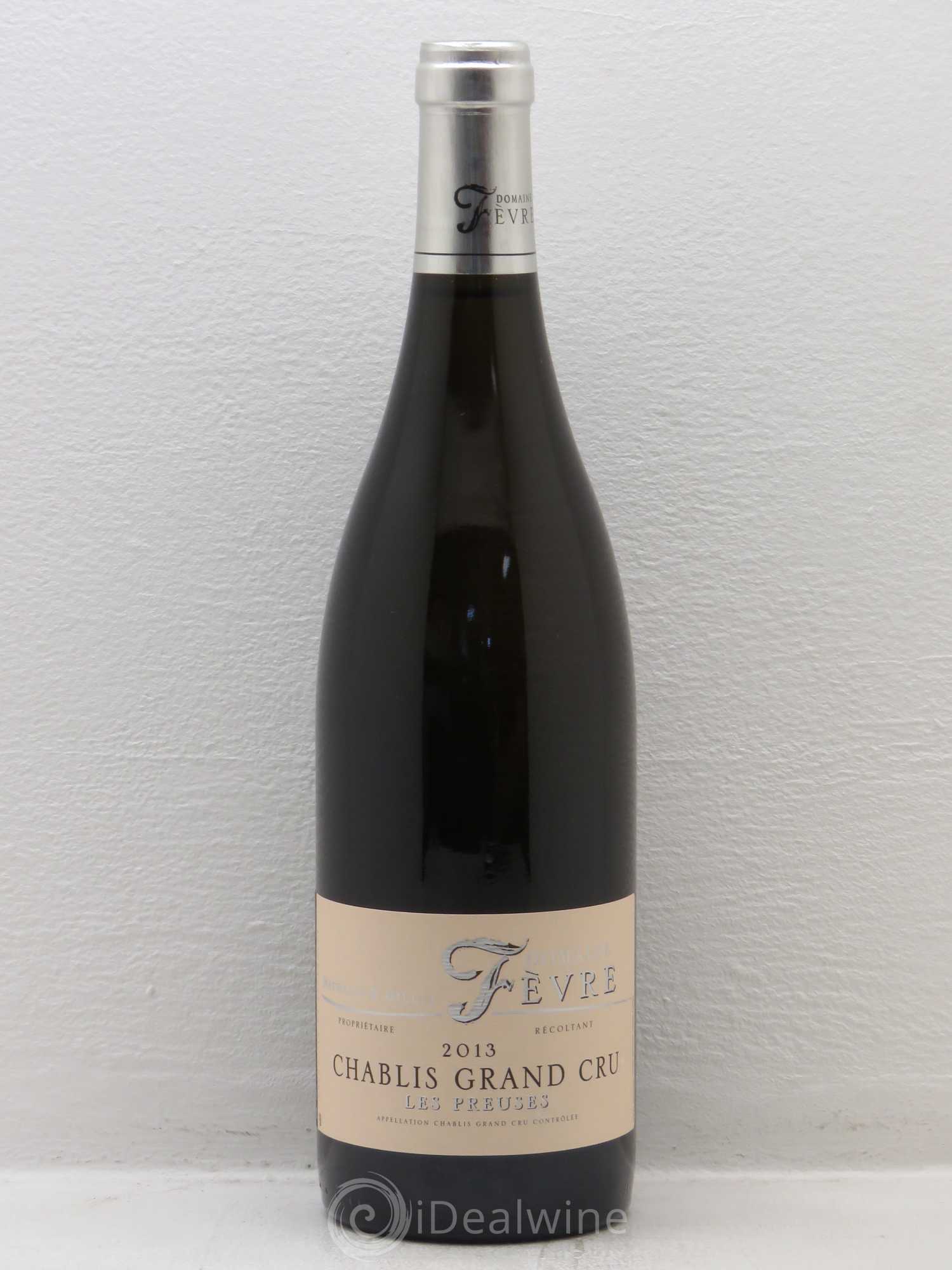 Chablis Grand Cru Les Preuses Nathalie et Gilles Fevre 2013 - Posten von 1 Flasche - 0