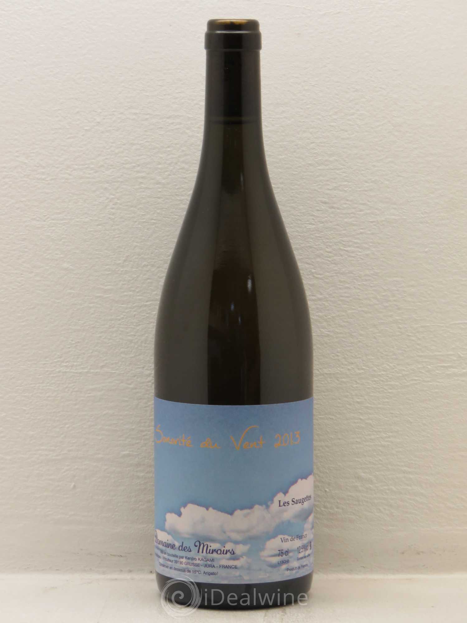 Côtes du Jura Domaine des miroirs Sonorité du vent Les saugettes Kenjiro Kagami VDF 2013 - Posten von 1 Flasche - 0