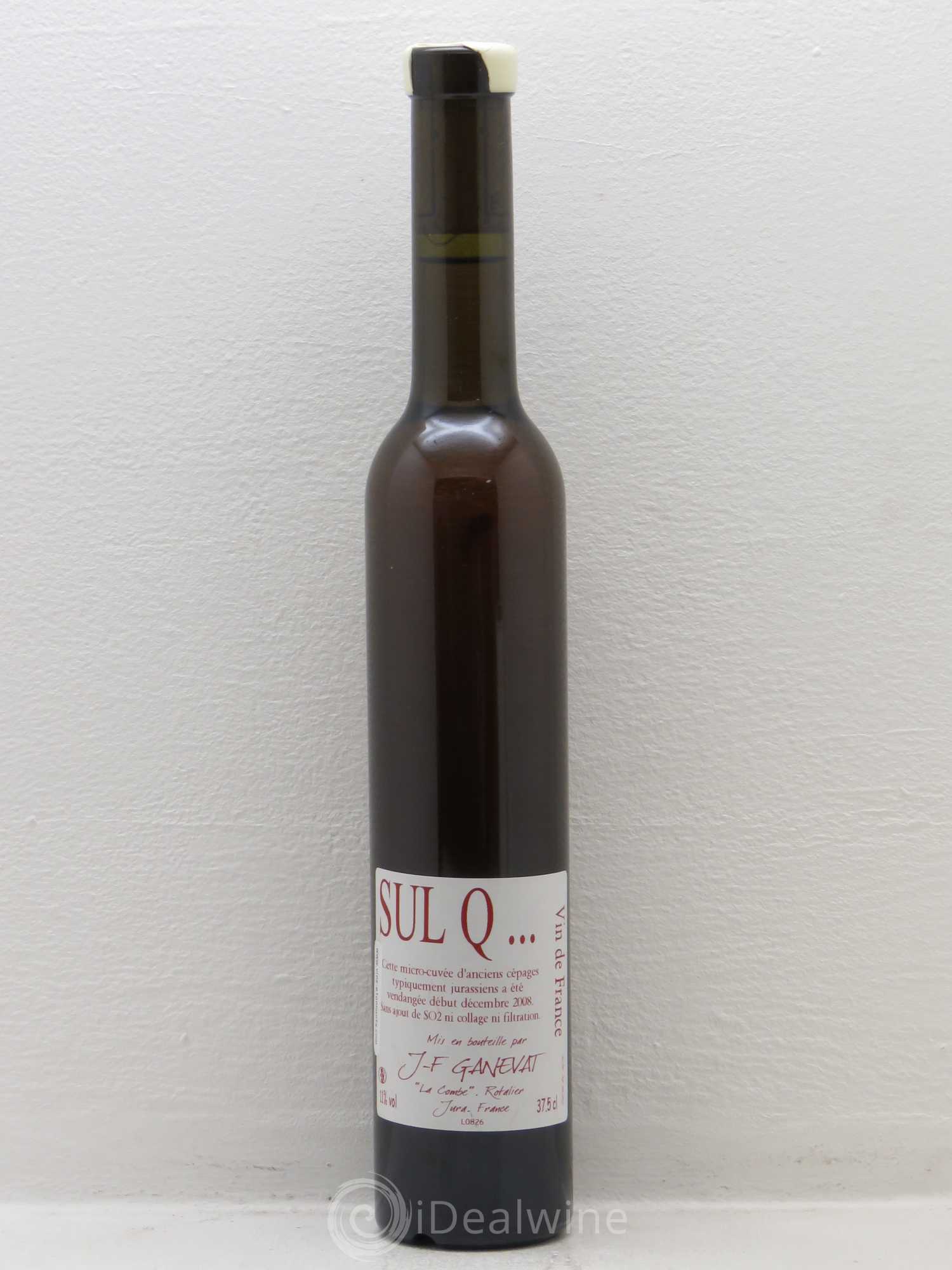 Côtes du Jura Sul Q Ganevat 2008 - Posten von 1 Demi-Flasche - 0