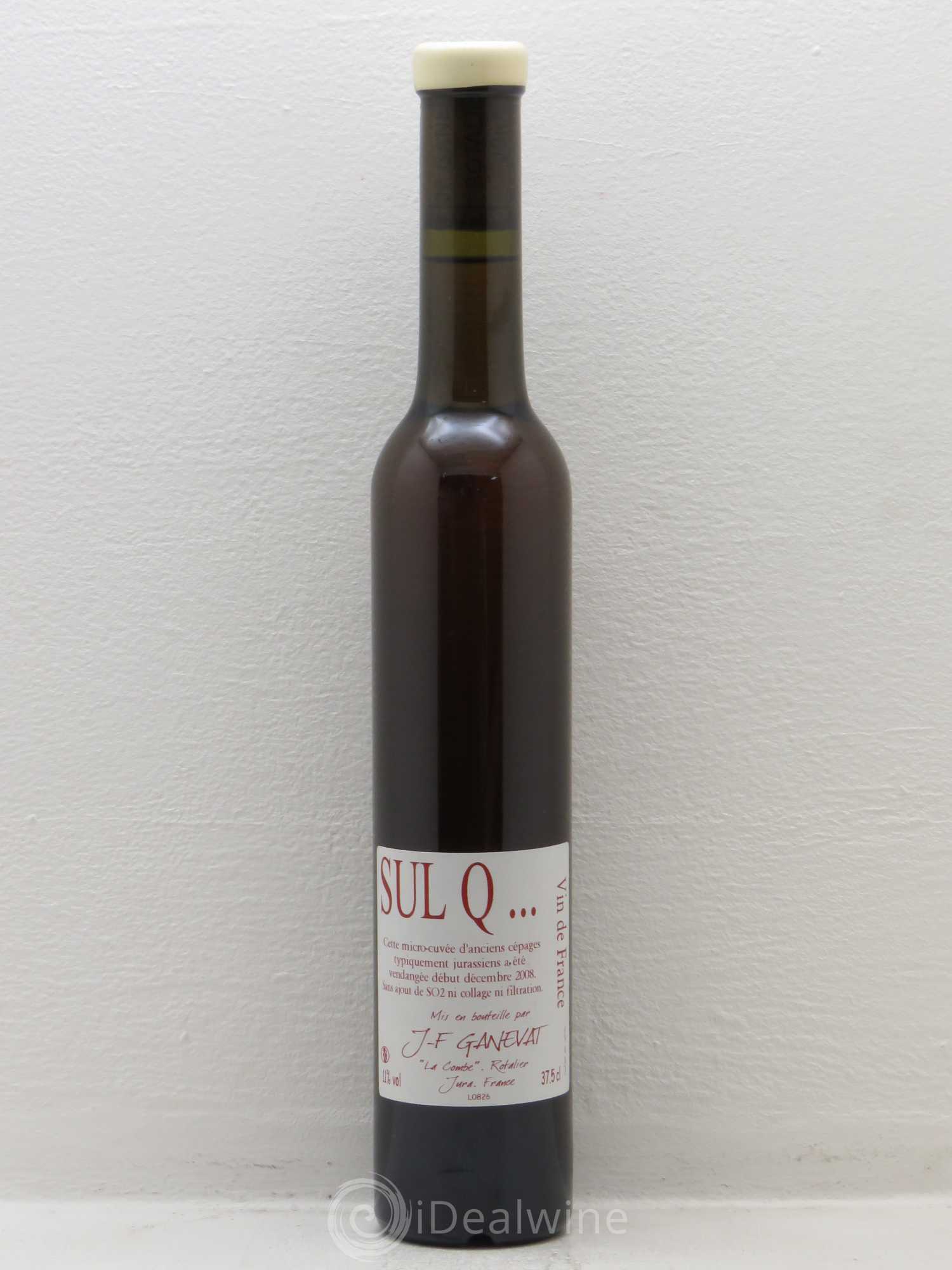 Côtes du Jura Sul Q Ganevat 2008 - Posten von 1 Demi-Flasche - 0