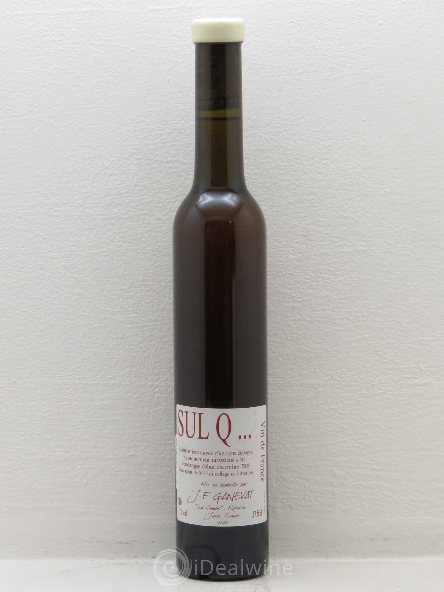 Côtes du Jura Sul Q Ganevat 2008 - Posten von 1 Demi-Flasche - 0