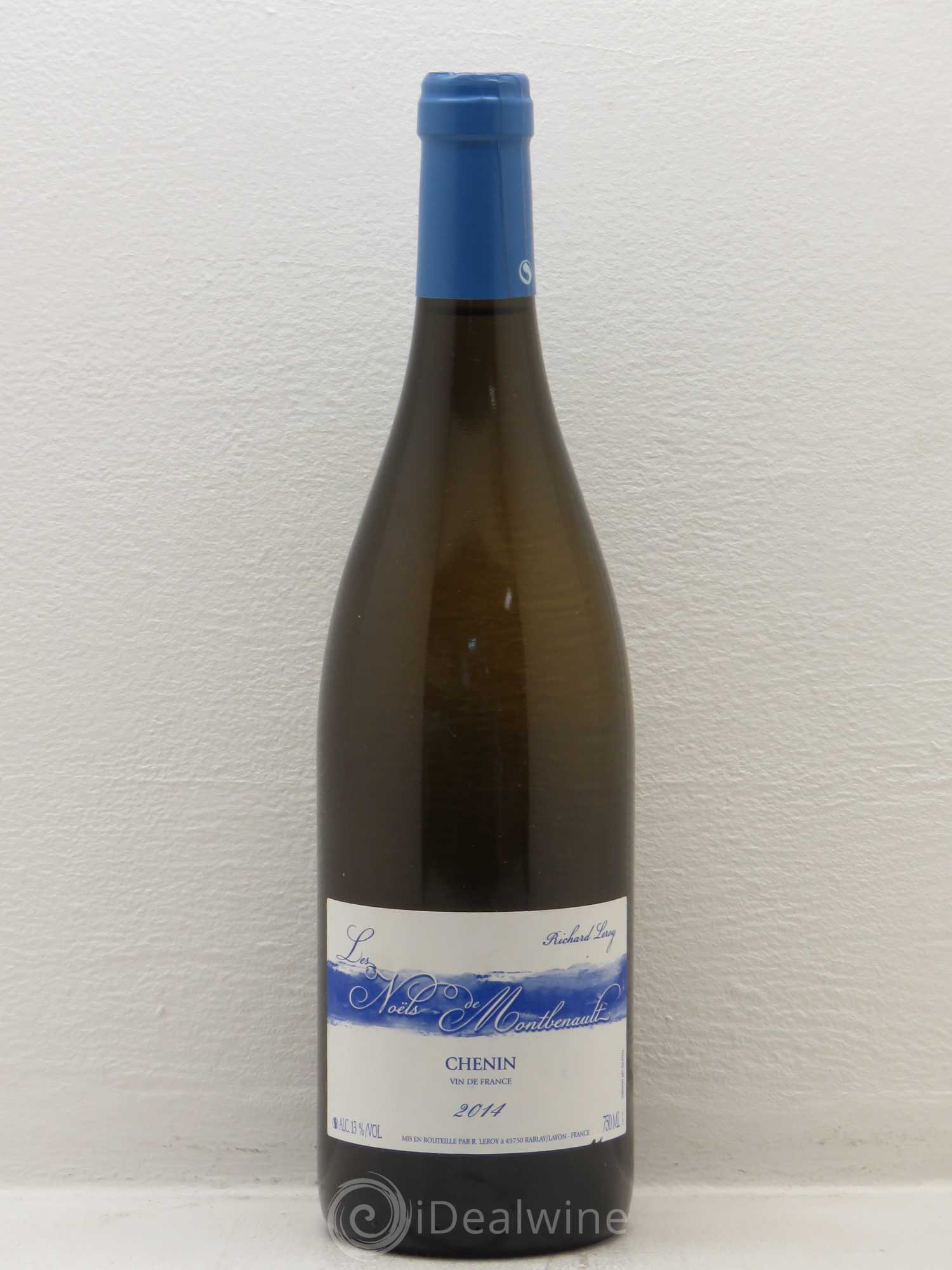 Vin de France Les Noëls de Montbenault Richard Leroy 2014 - Lot de 1 bouteille - 0