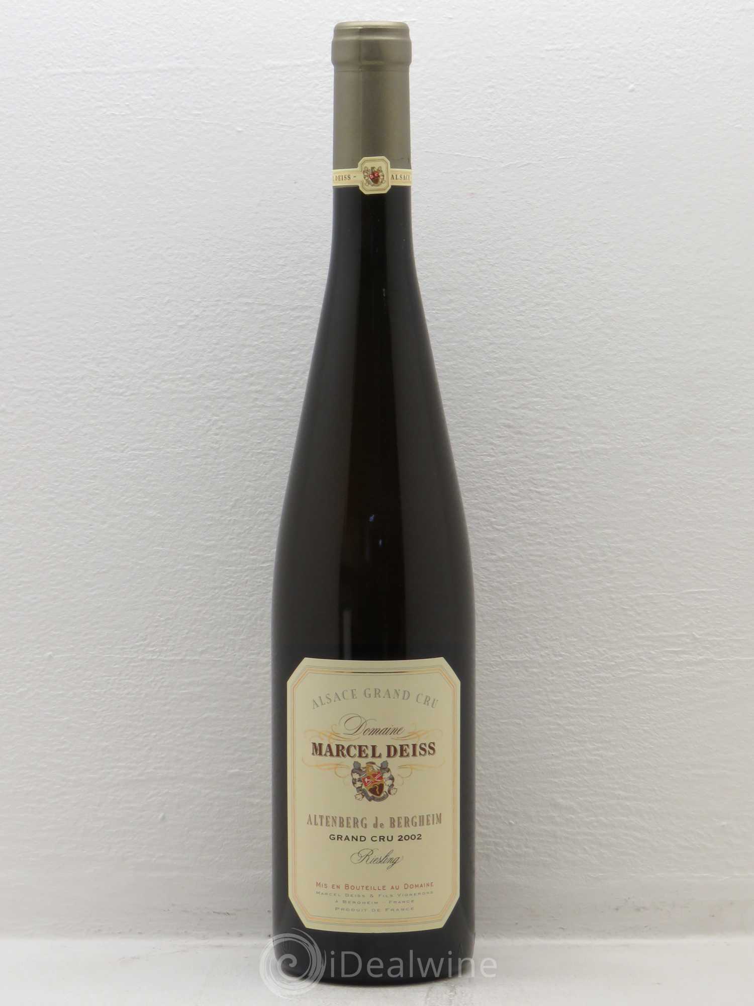 Alsace Riesling Marcel Deiss (Domaine) Altenberg de Bergheim 2002 - Posten von 1 Flasche - 0