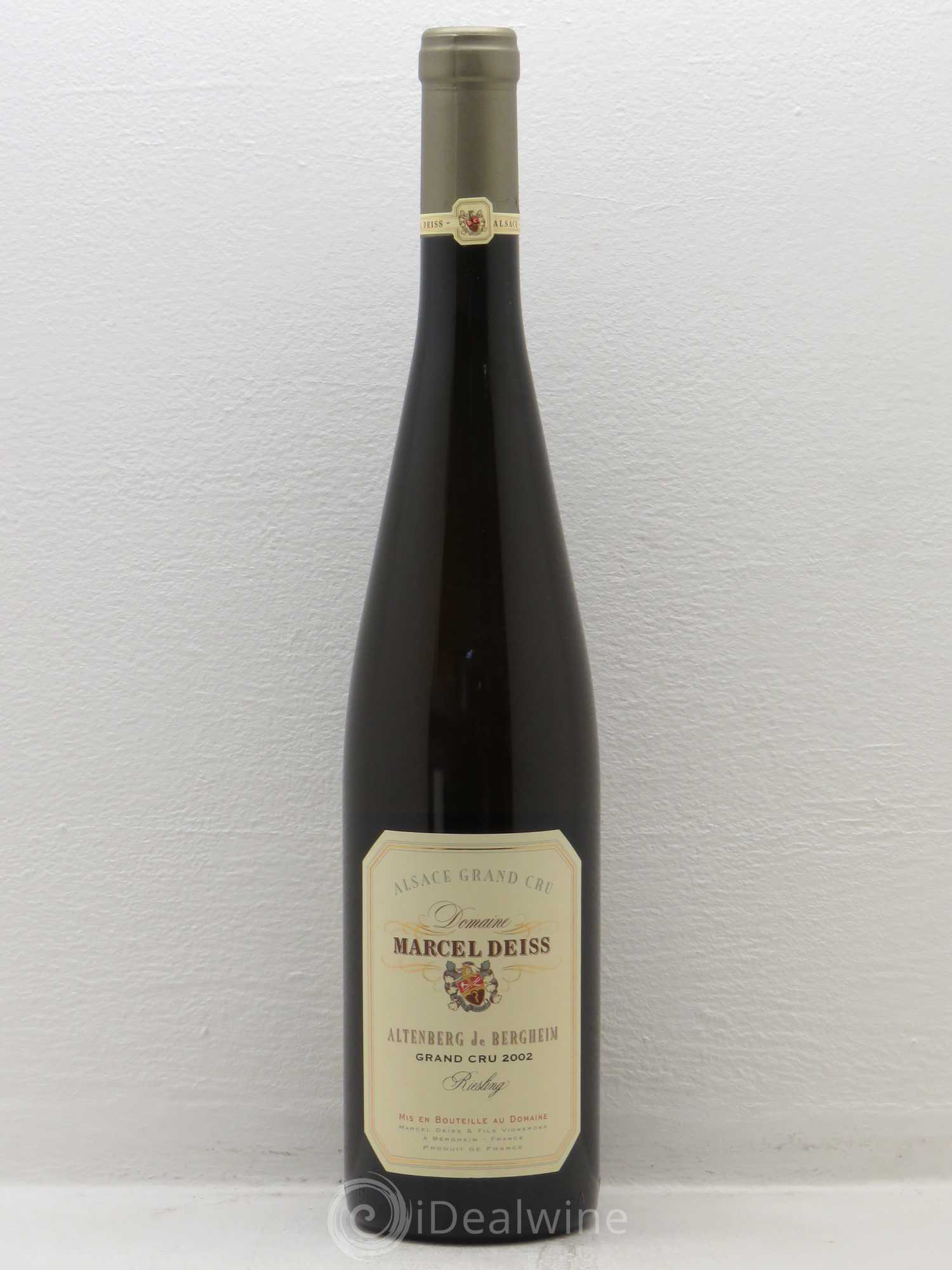 Alsace Riesling Marcel Deiss (Domaine) Altenberg de Bergheim 2002 - Posten von 1 Flasche - 0