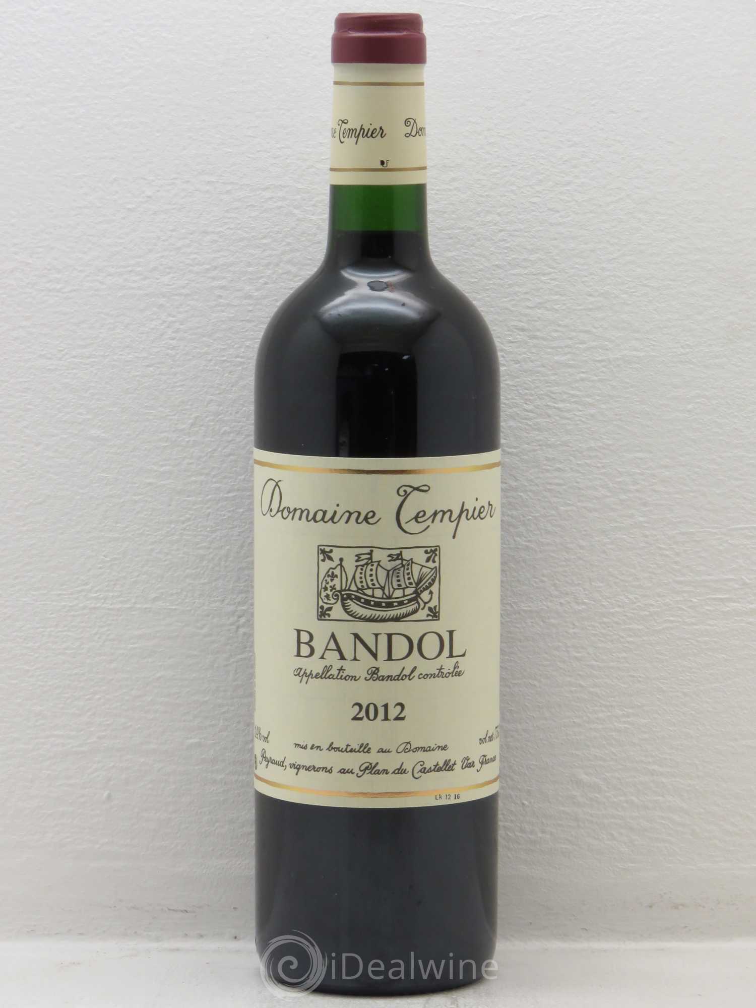 Bandol Domaine Tempier Famille Peyraud 2012 - Lot de 1 bouteille - 0