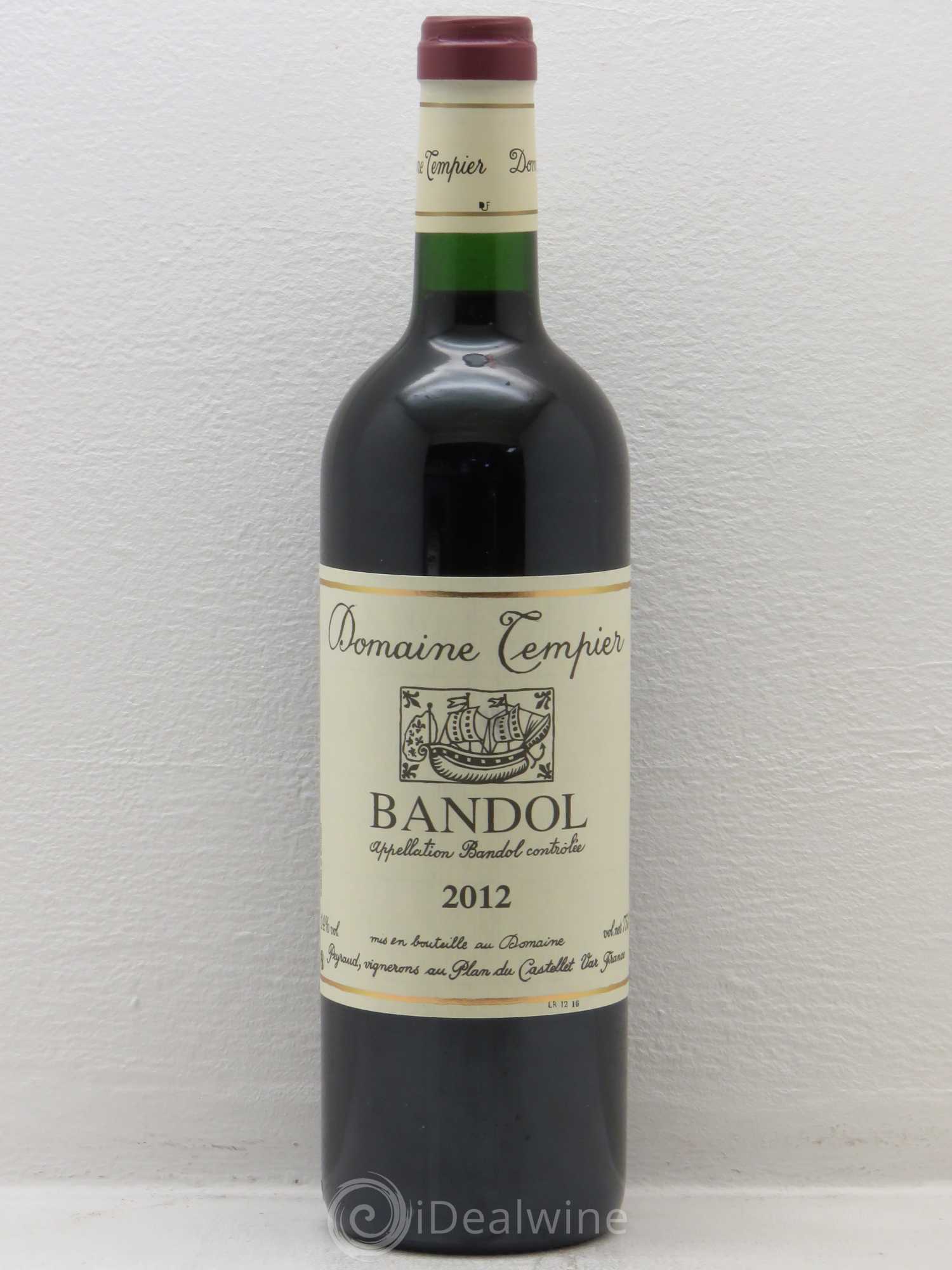 Bandol Domaine Tempier Famille Peyraud 2012 - Lot de 1 bouteille - 0
