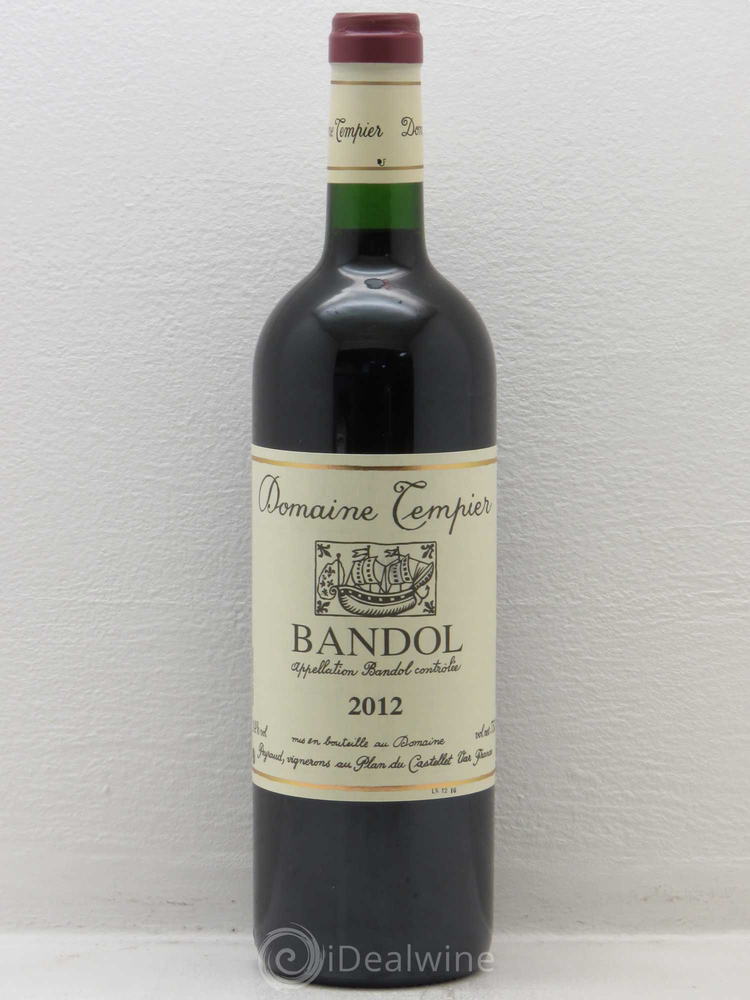 Bandol Domaine Tempier Famille Peyraud 2012 - Lot de 1 bouteille - 0