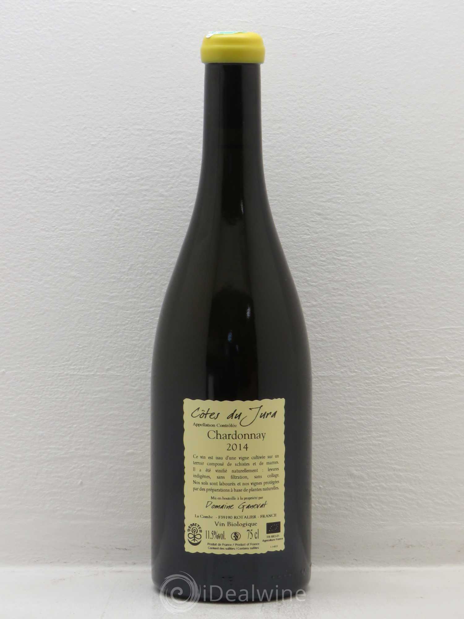 Côtes du Jura Grusse en Billat Jean-François Ganevat (Domaine) 2014 - Lot de 1 bouteille - 1