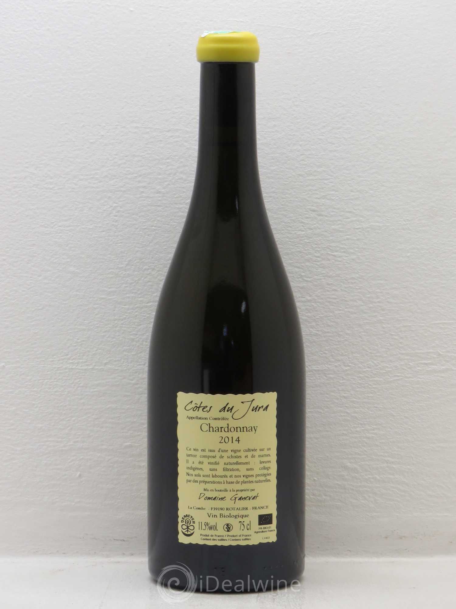 Côtes du Jura Grusse en Billat Jean-François Ganevat (Domaine) 2014 - Lot de 1 bouteille - 1