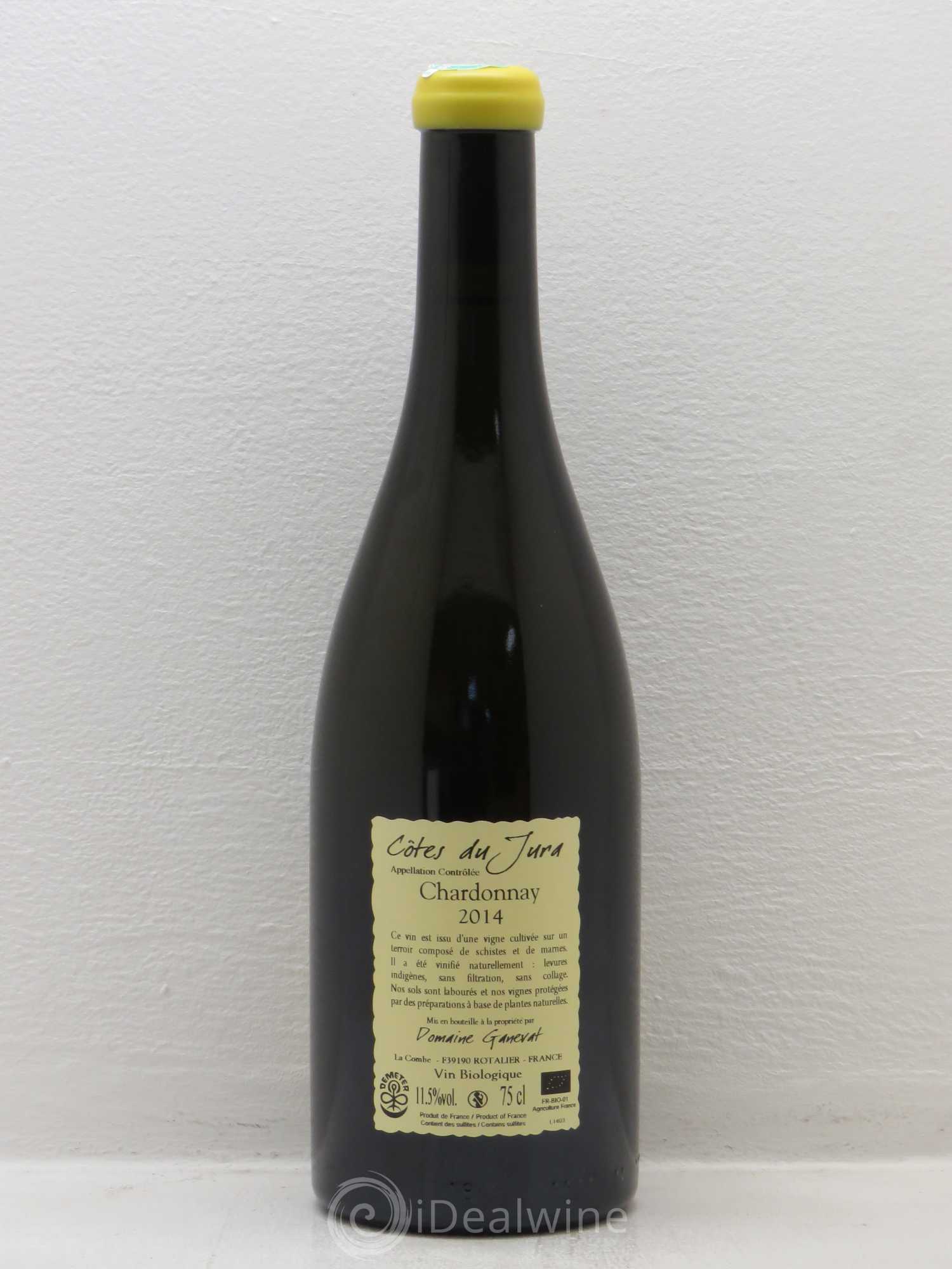 Côtes du Jura Grusse en Billat Jean-François Ganevat (Domaine) 2014 - Lot de 1 bouteille - 1