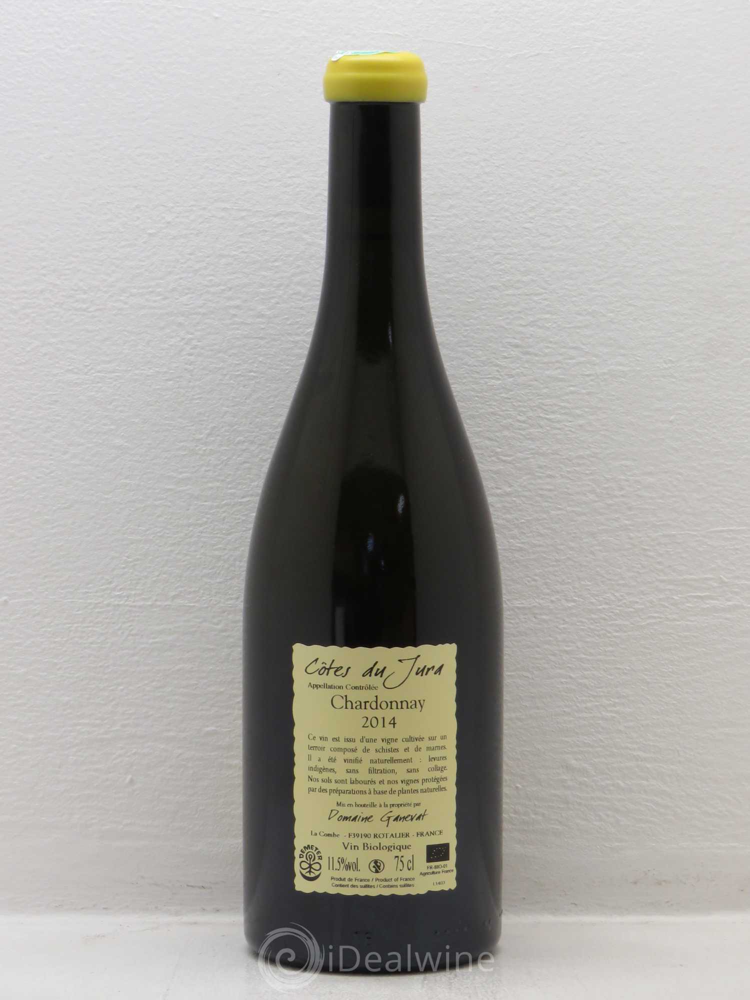 Côtes du Jura Grusse en Billat Jean-François Ganevat (Domaine) 2014 - Lot de 1 bouteille - 1