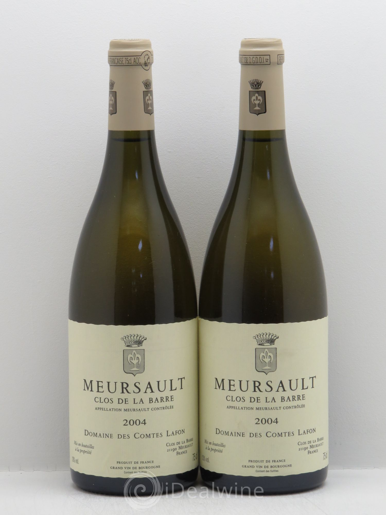 Meursault Clos de la Barre Comtes Lafon (Domaine des) 2004 - Lot de 2 bouteilles - 0