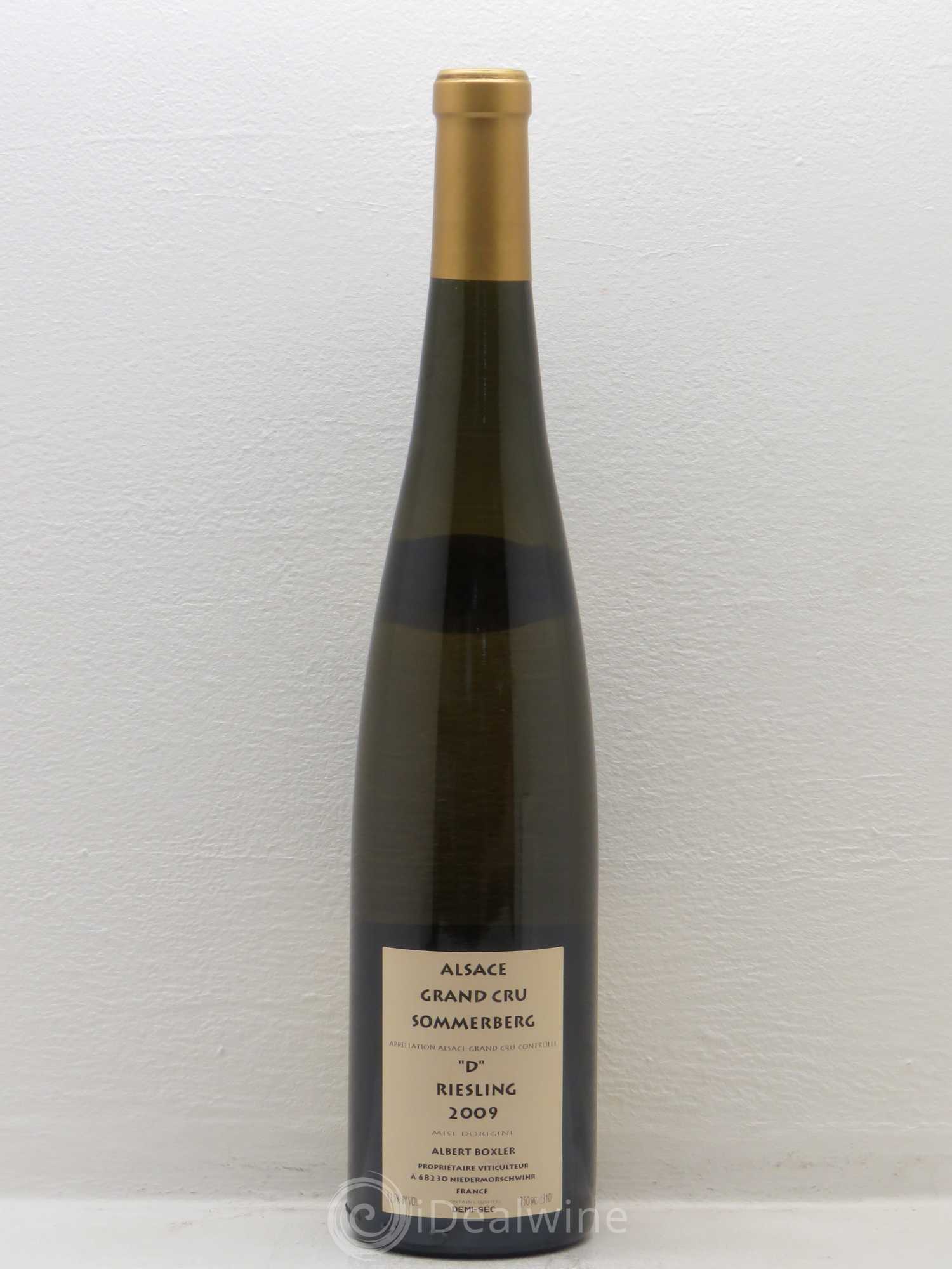 Riesling Sommerberg D Boxler 2009 - Posten von 1 Flasche - 1
