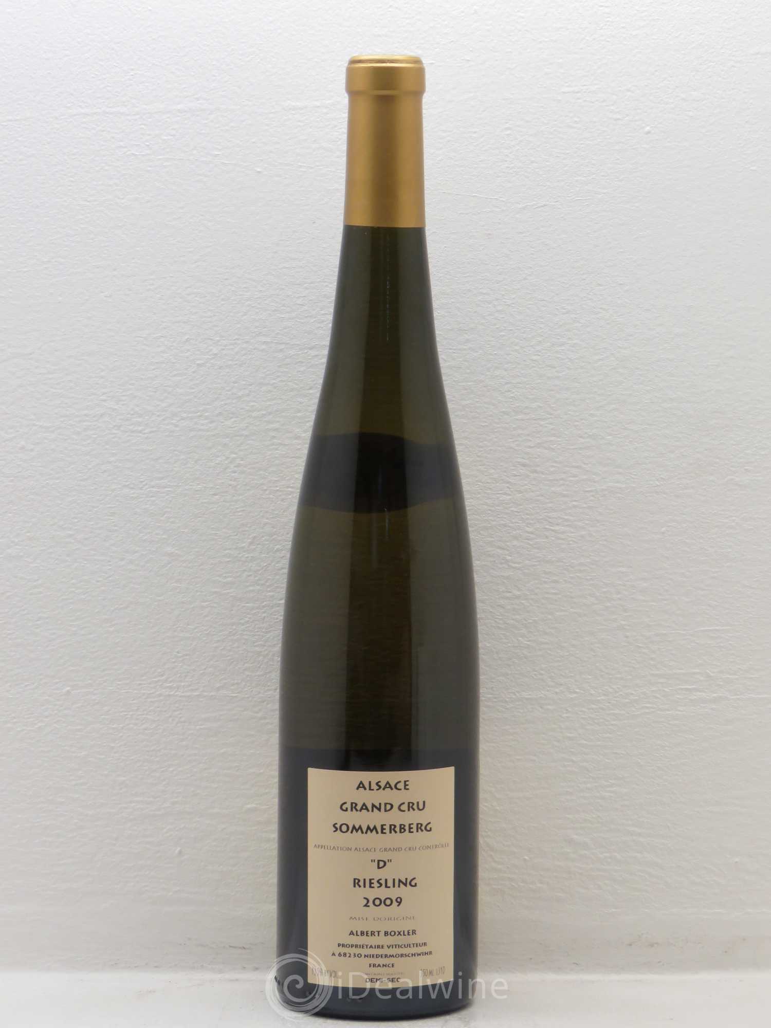 Riesling Sommerberg D Boxler 2009 - Posten von 1 Flasche - 1
