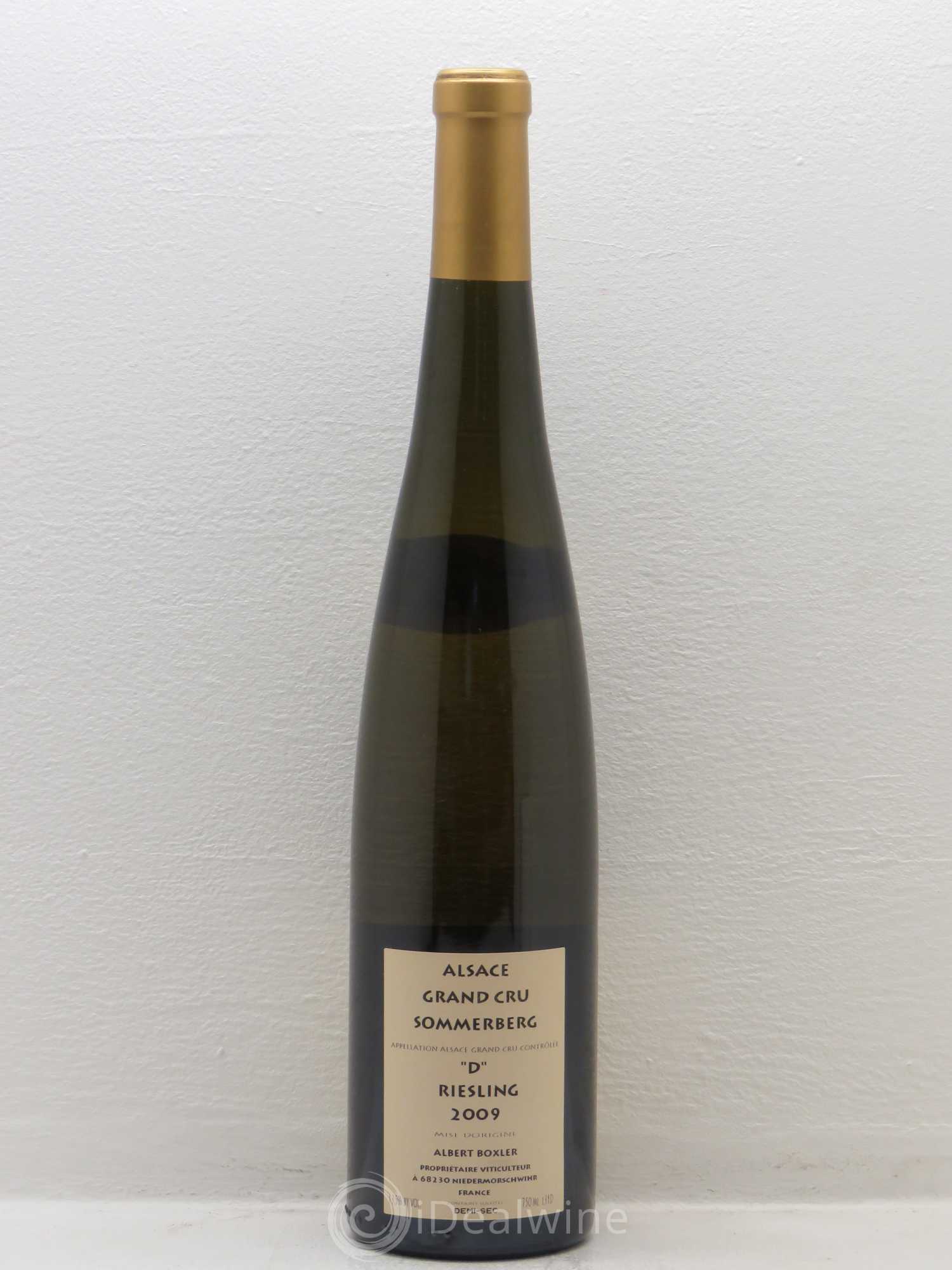 Riesling Sommerberg D Boxler 2009 - Posten von 1 Flasche - 1