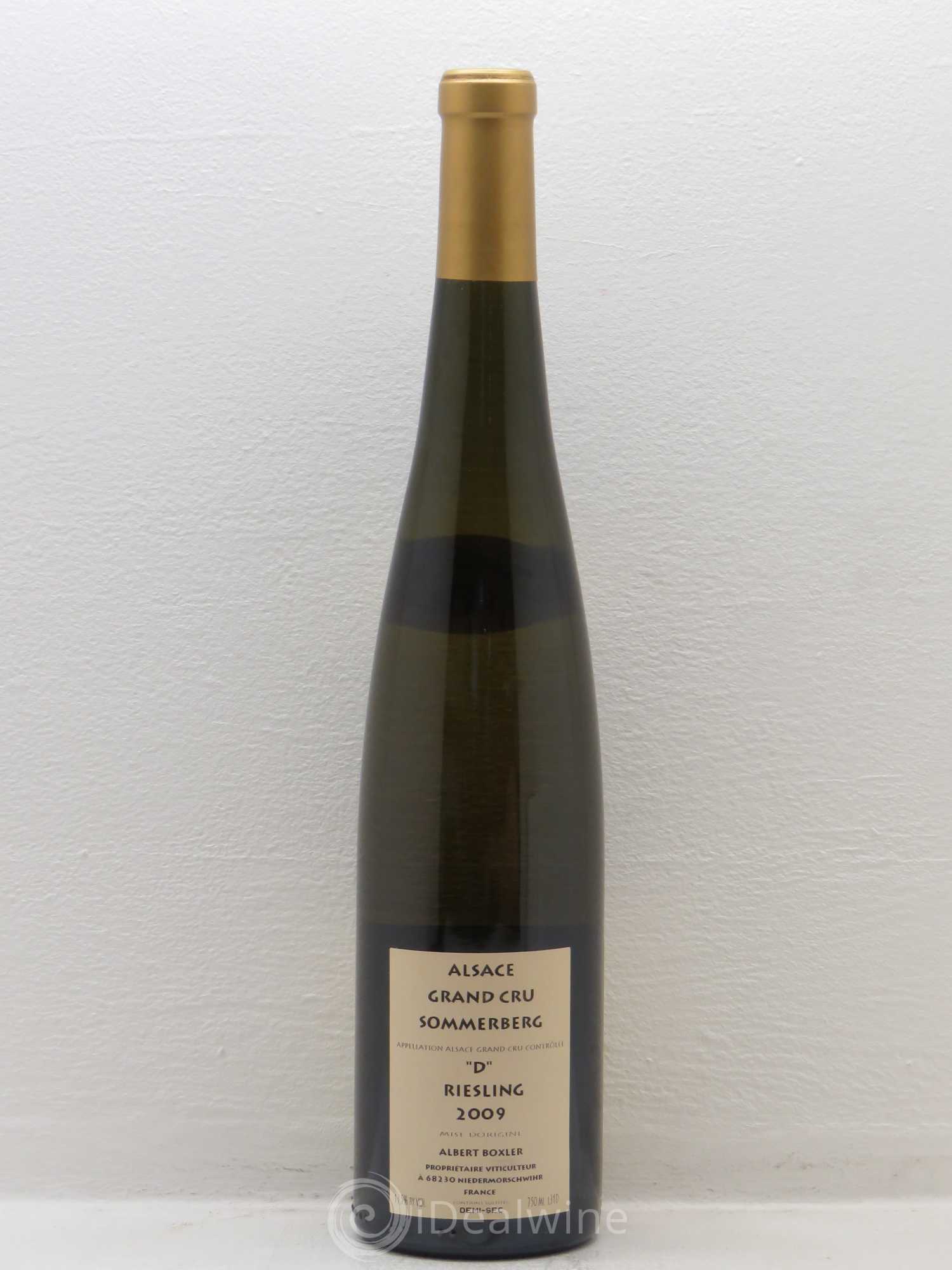Riesling Sommerberg D Boxler 2009 - Posten von 1 Flasche - 1