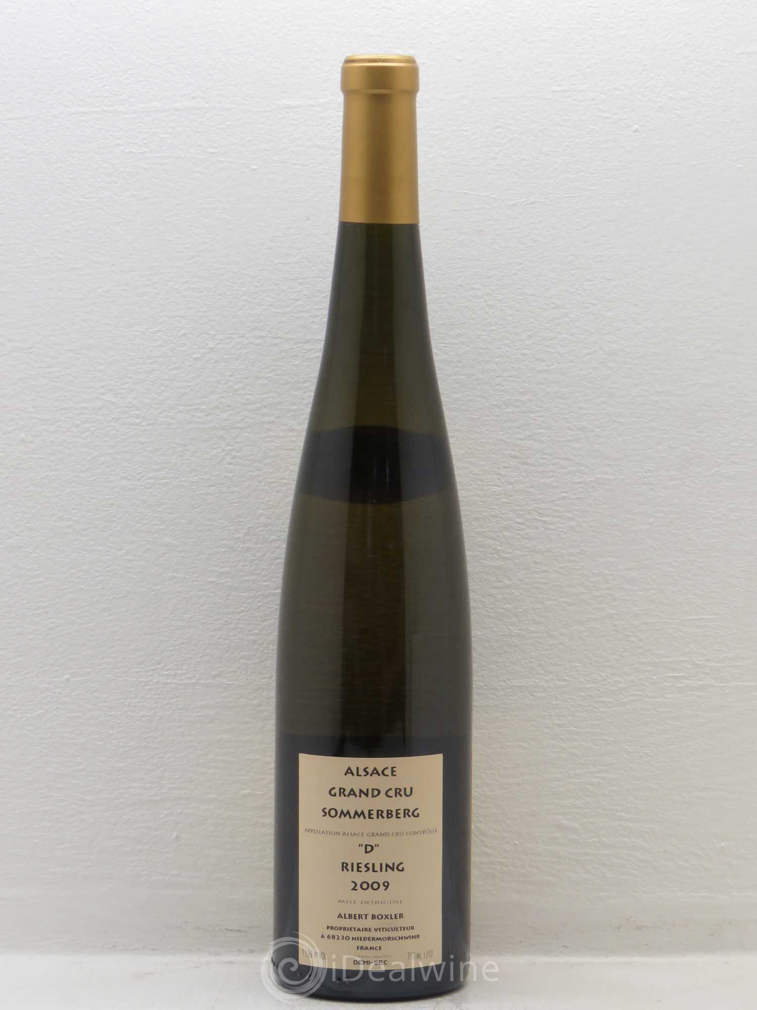 Riesling Sommerberg D Boxler 2009 - Posten von 1 Flasche - 1