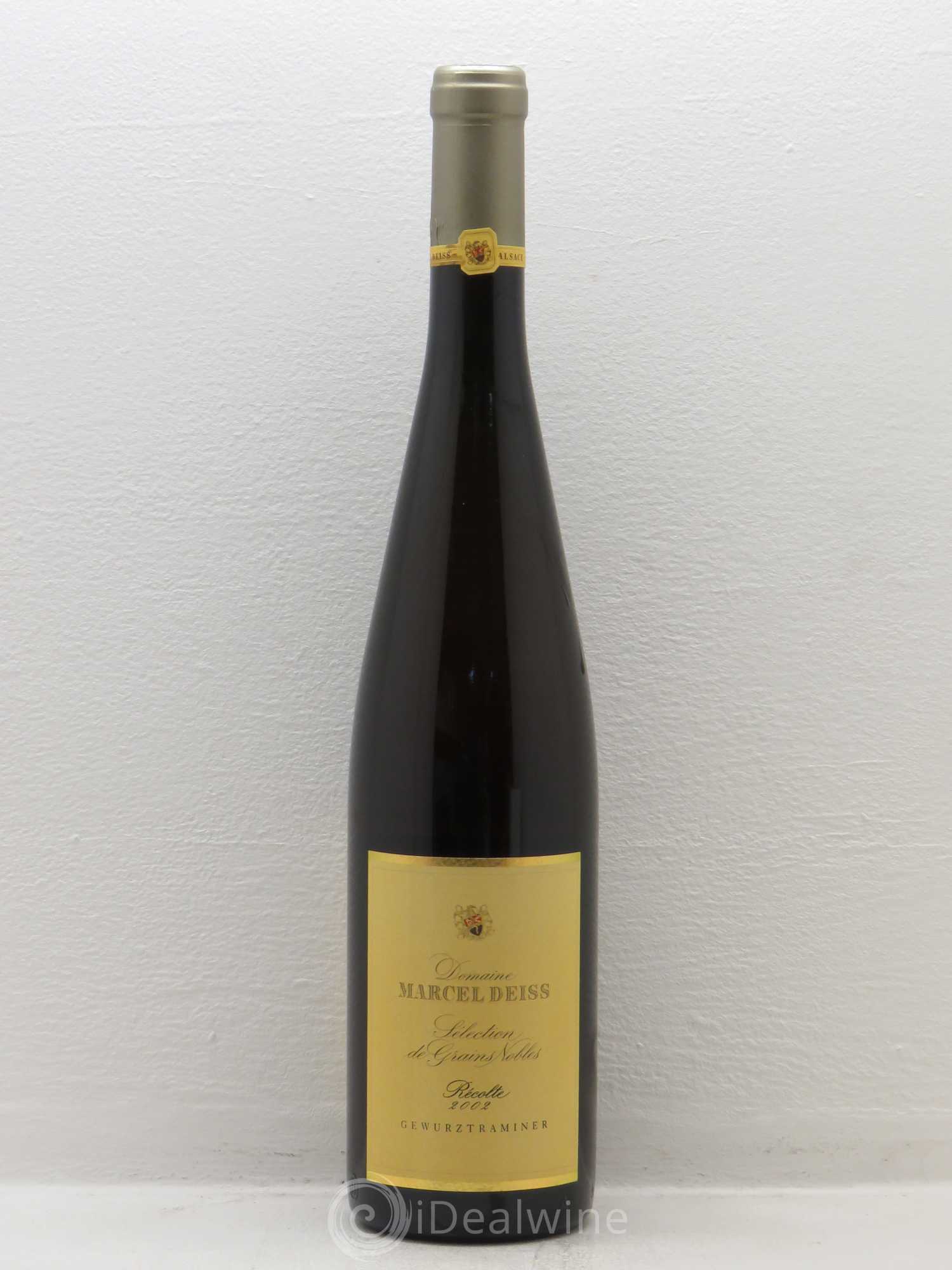 Alsace Gewurztraminer Sélection de Grains Nobles Marcel Deiss (Domaine) 2002 - Lotto di 1 bottiglia - 0