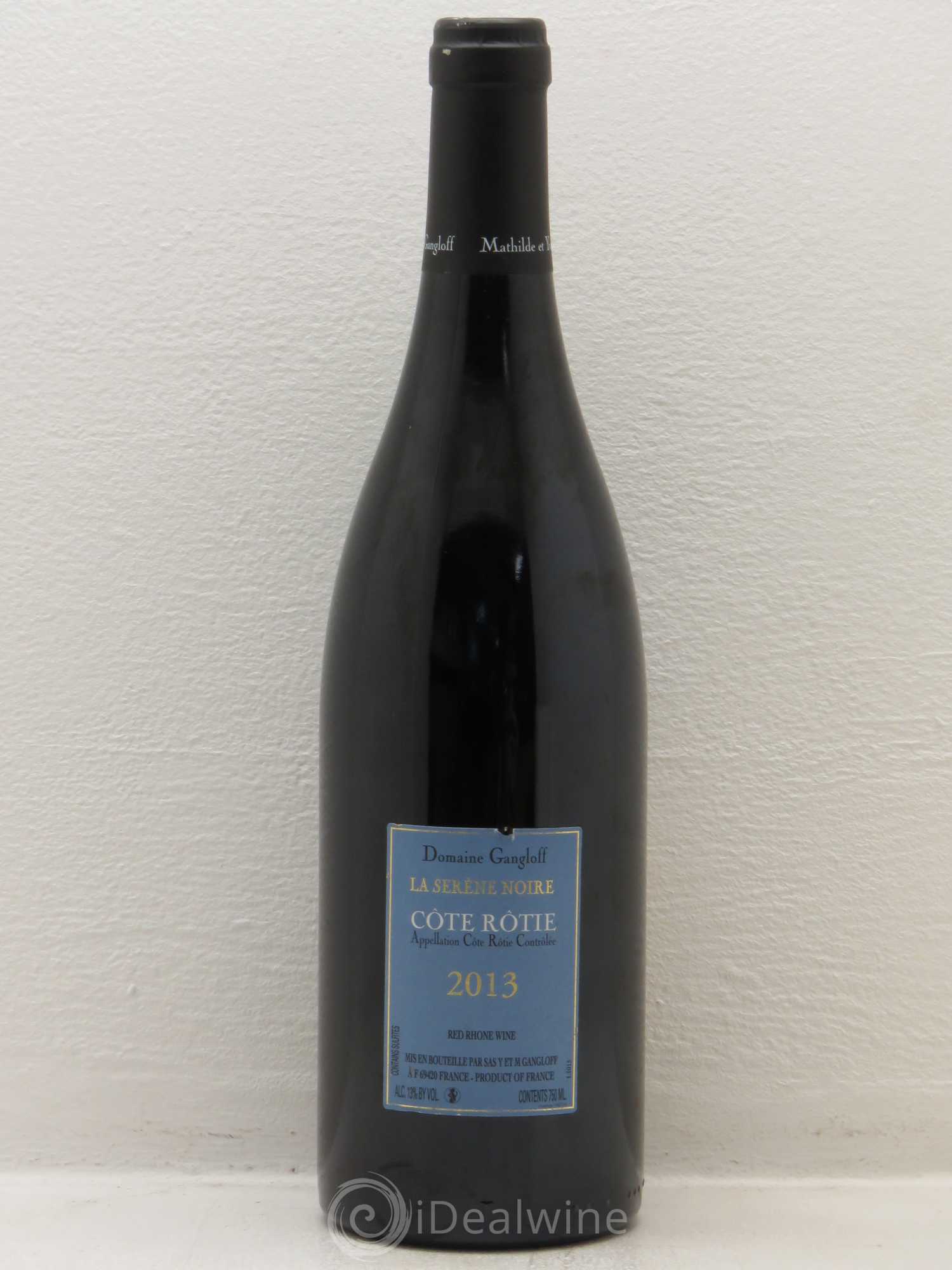 Côte-Rôtie La Sereine Noire Gangloff (Domaine) 2013 - Lot de 1 bouteille - 1