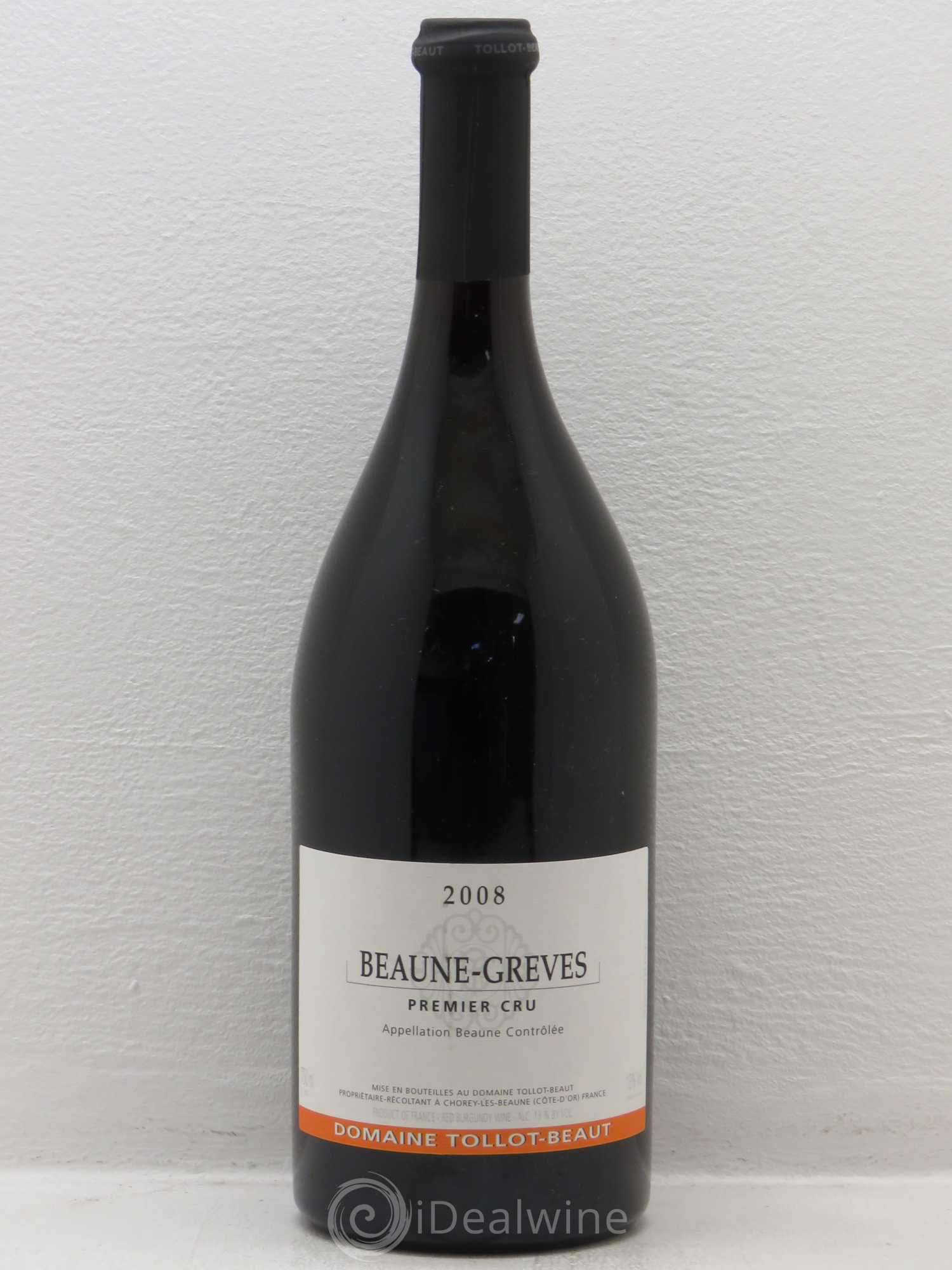 Beaune Greves Tollot Beaut 1er cru 2008 - Posten von 1 Flasche - 0