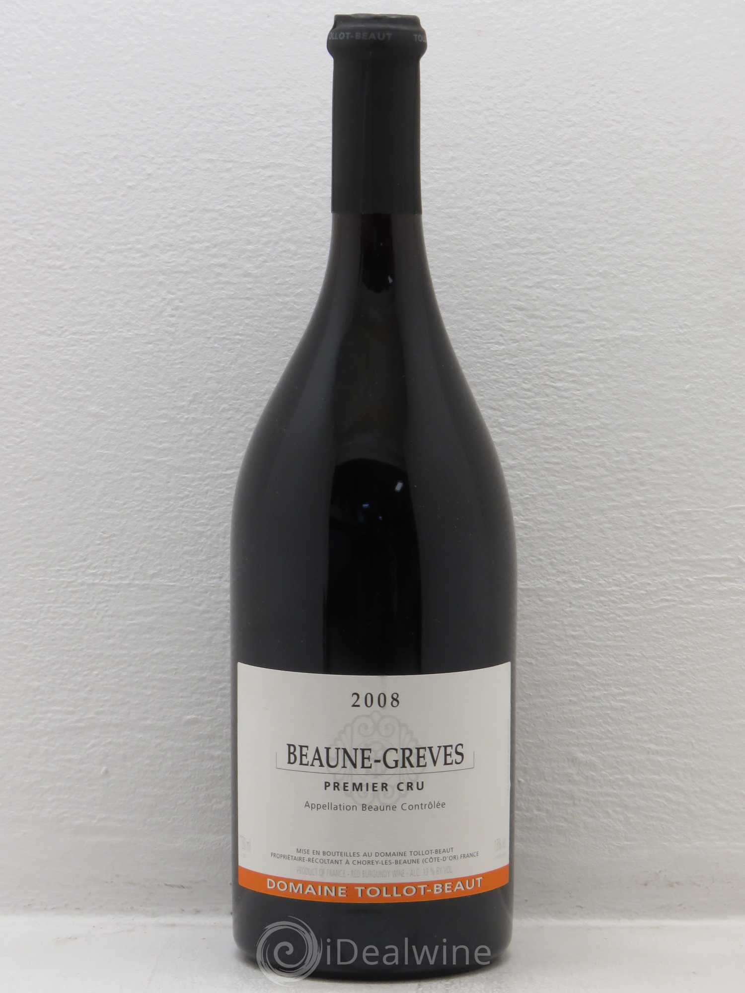 Beaune Greves Tollot Beaut 1er cru 2008 - Posten von 1 Flasche - 0