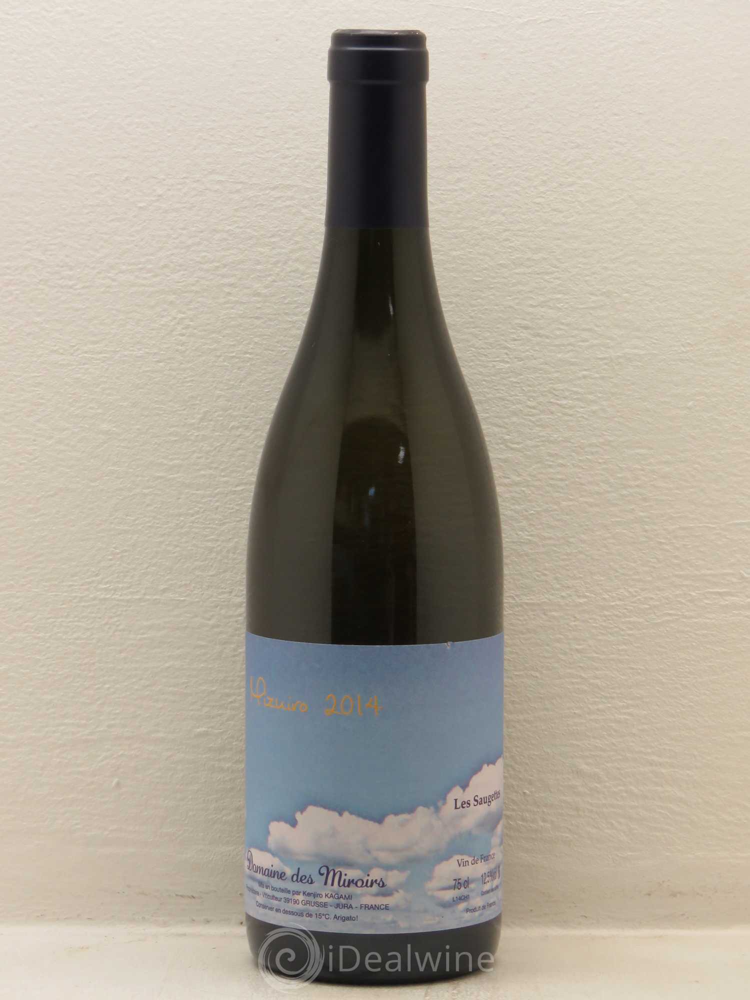 Côtes du Jura Domaine des miroirs Mizuiro Kenjiro Kagami VDF les saugettes 2014 - Posten von 1 Flasche - 0