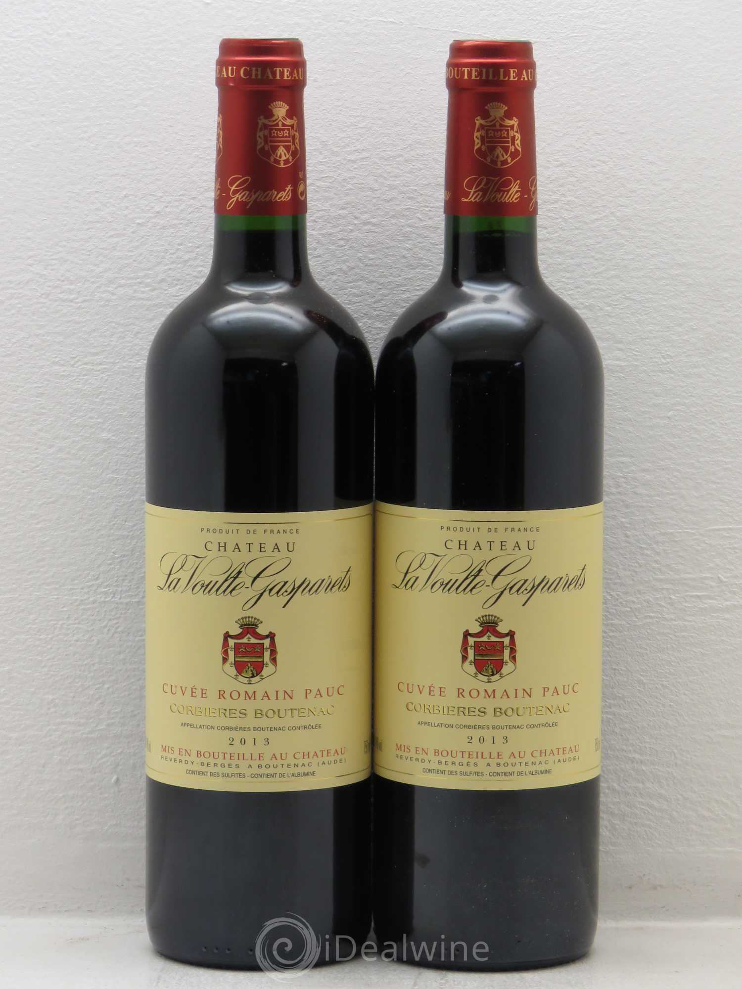 Corbières Boutenac La Voulte-Gasparets Cuvée Romain Pauc Patrick Reverdy 2013 - Lot de 2 bouteilles - 0