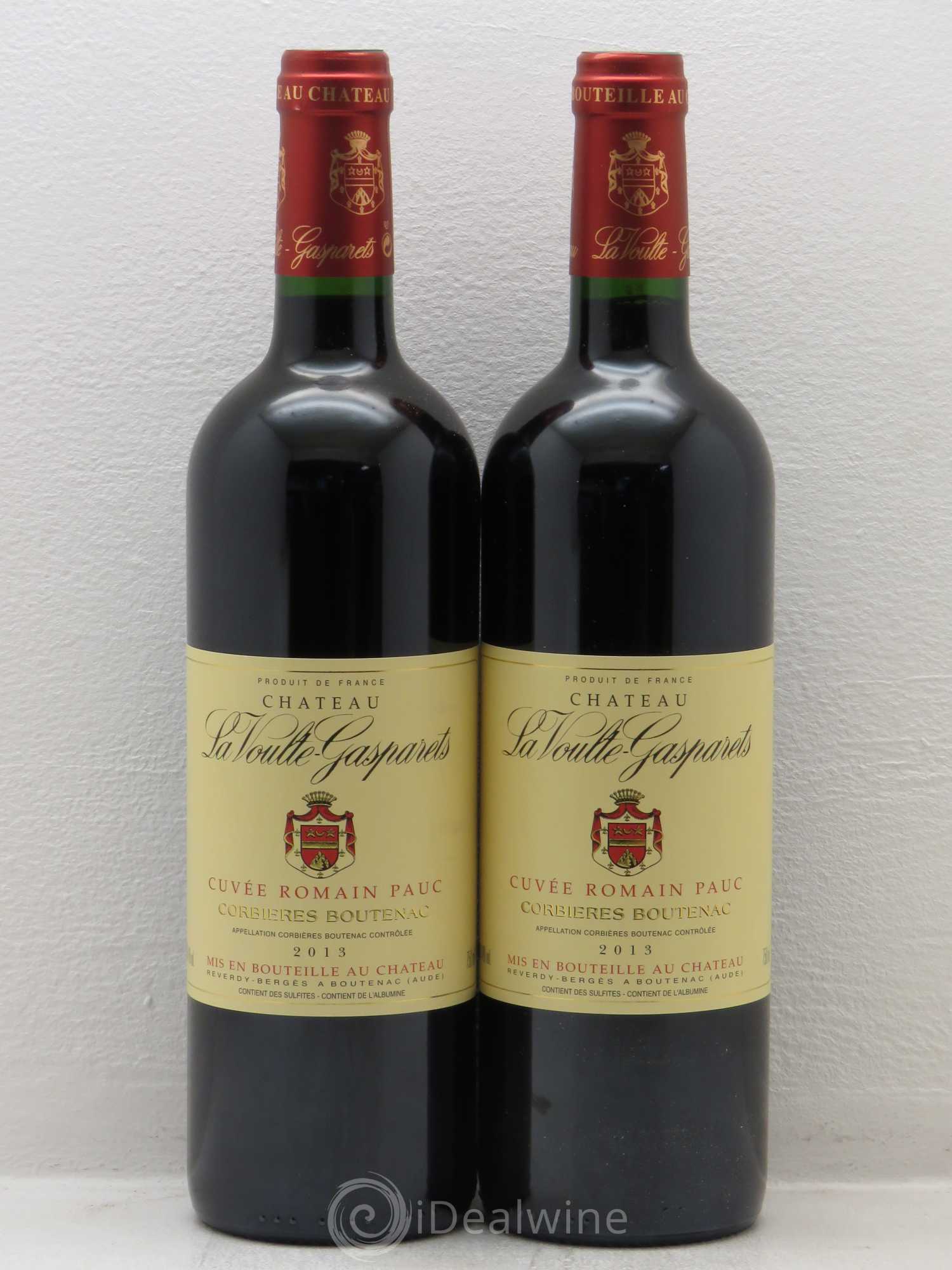 Corbières Boutenac La Voulte-Gasparets Cuvée Romain Pauc Patrick Reverdy 2013 - Lot de 2 bouteilles - 0