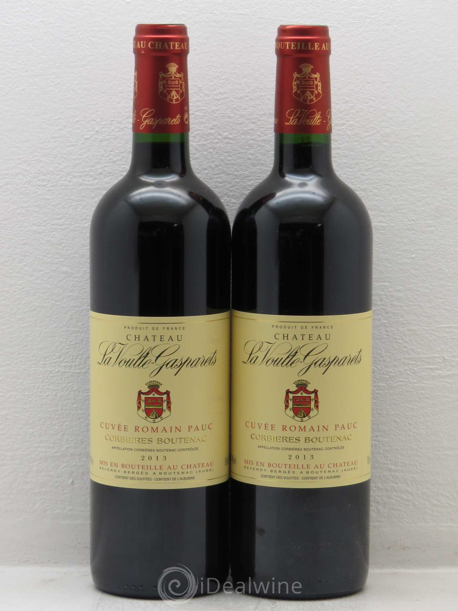 Corbières Boutenac La Voulte-Gasparets Cuvée Romain Pauc Patrick Reverdy 2013 - Lot de 2 bouteilles - 0