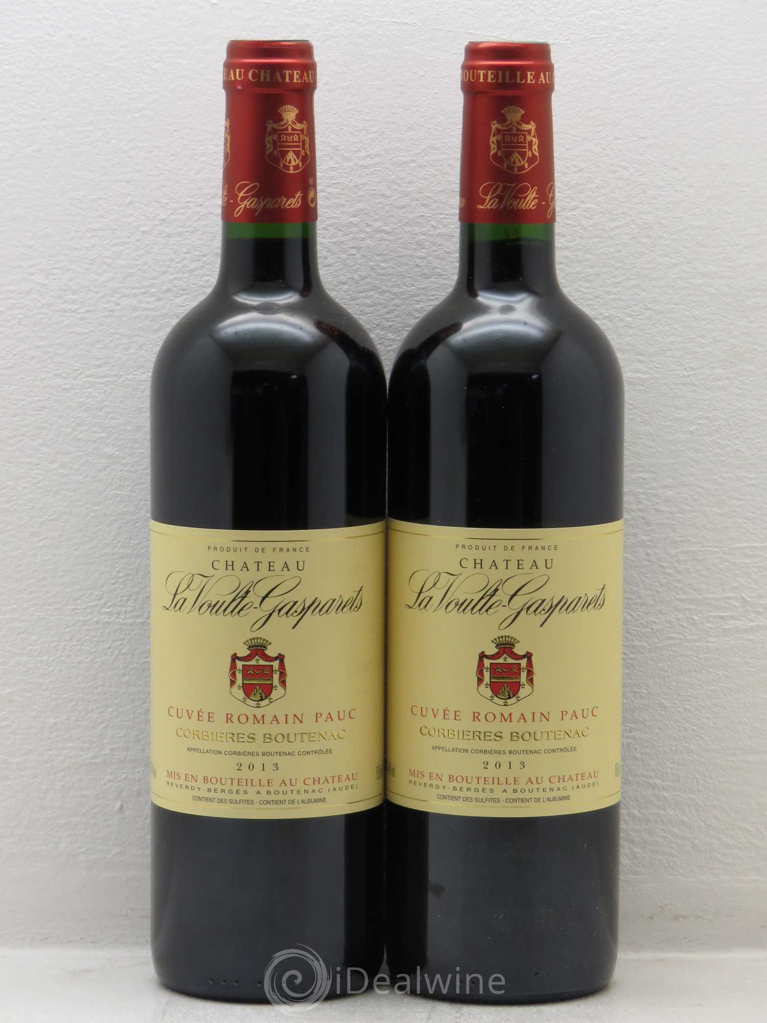 Corbières Boutenac La Voulte-Gasparets Cuvée Romain Pauc Patrick Reverdy 2013 - Lot de 2 bouteilles - 0