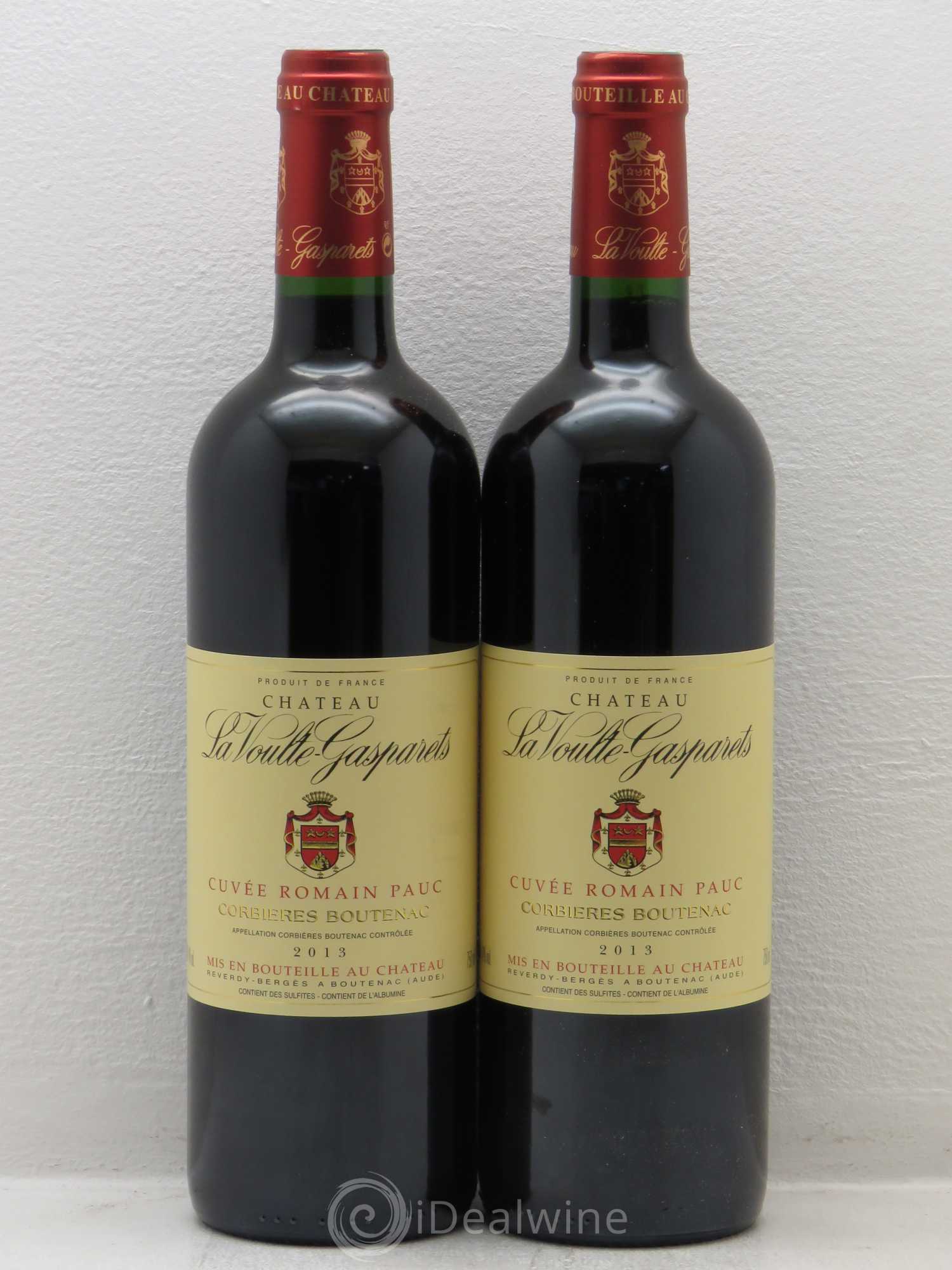 Corbières Boutenac La Voulte-Gasparets Cuvée Romain Pauc Patrick Reverdy 2013 - Lot de 2 bouteilles - 0