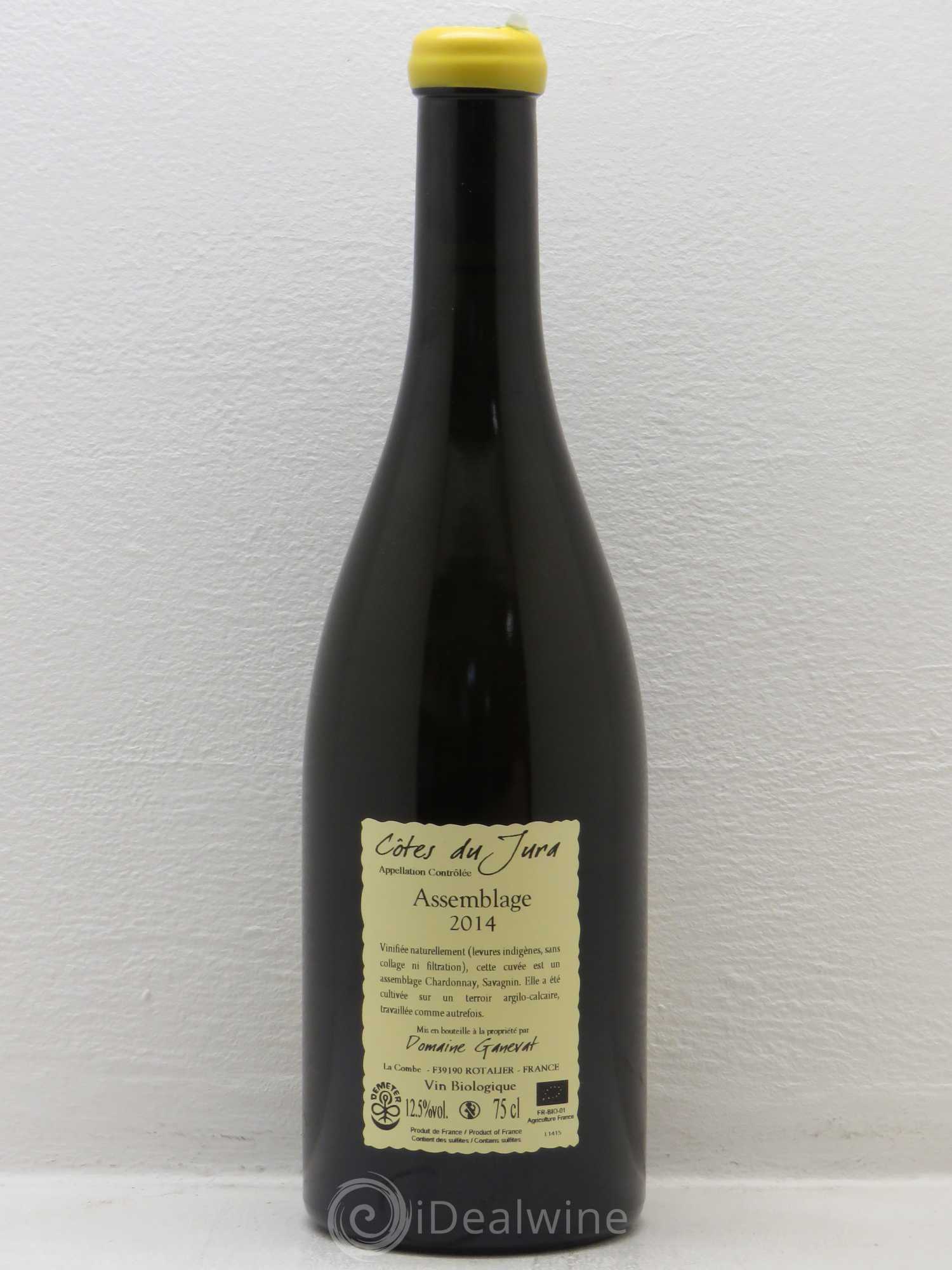 Côtes du Jura Cuvée Orégane Jean-François Ganevat (Domaine) 2014 - Lot de 1 bouteille - 1