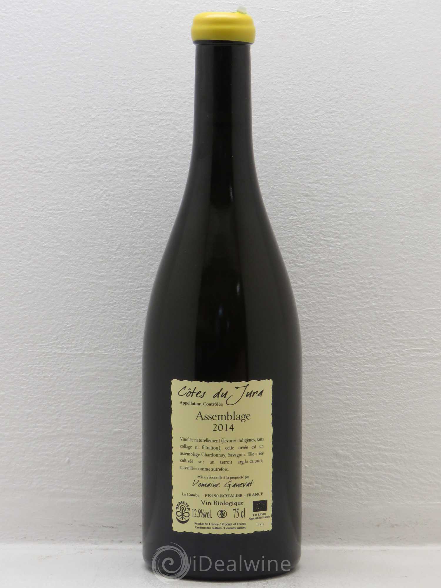 Côtes du Jura Cuvée Orégane Jean-François Ganevat (Domaine) 2014 - Lot de 1 bouteille - 1