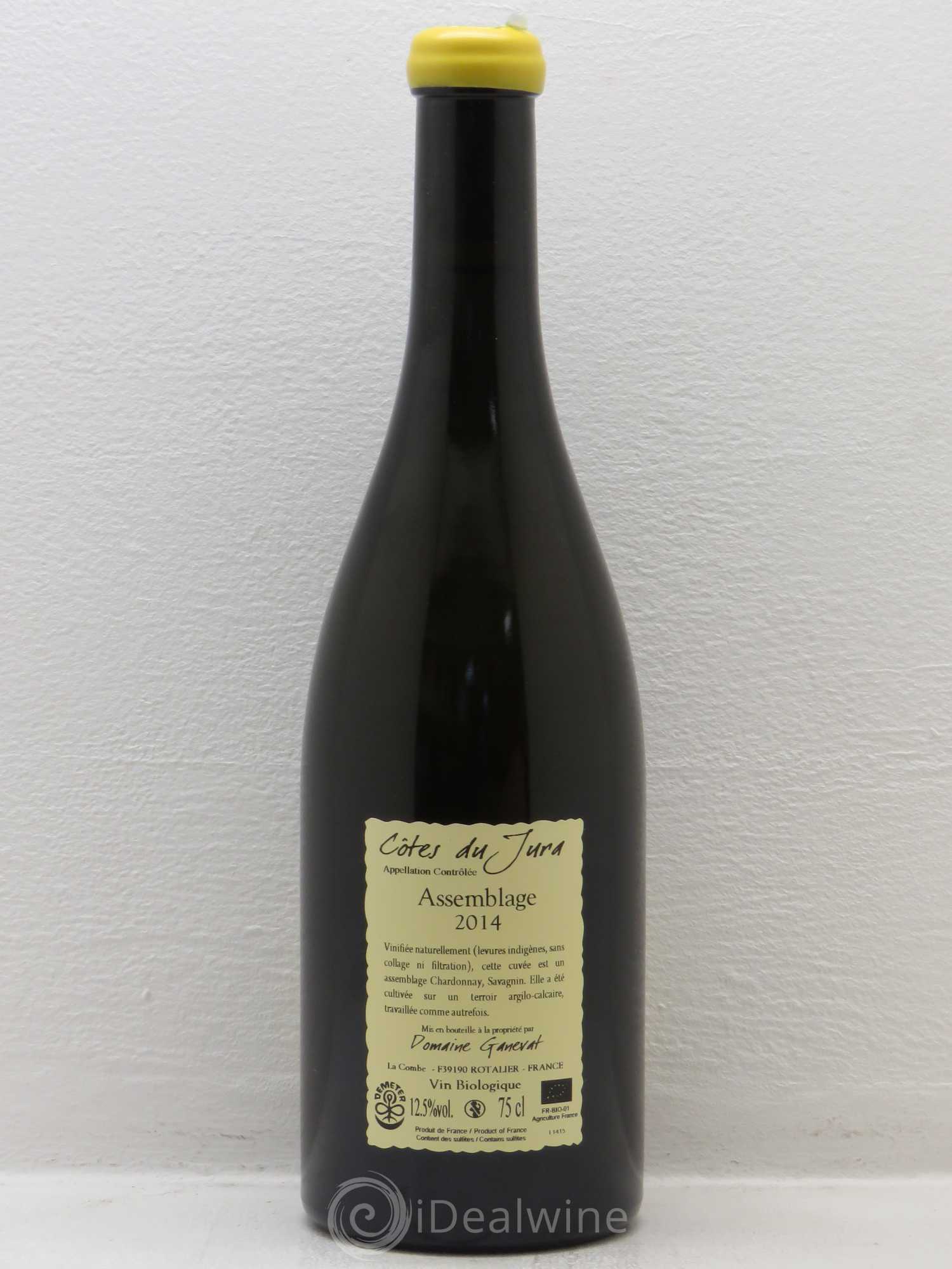 Côtes du Jura Cuvée Orégane Jean-François Ganevat (Domaine) 2014 - Lot de 1 bouteille - 1