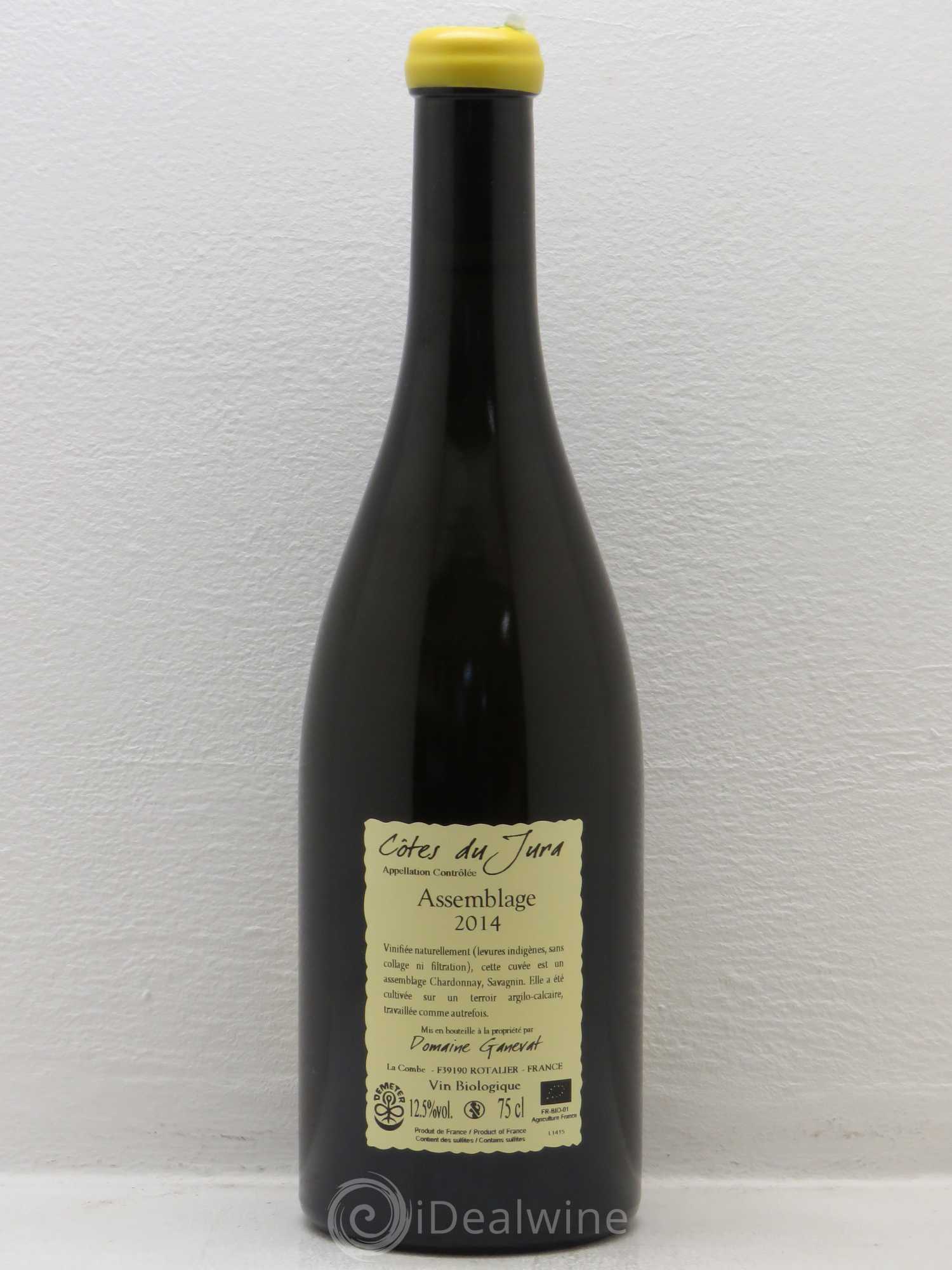 Côtes du Jura Cuvée Orégane Jean-François Ganevat (Domaine) 2014 - Lot de 1 bouteille - 1