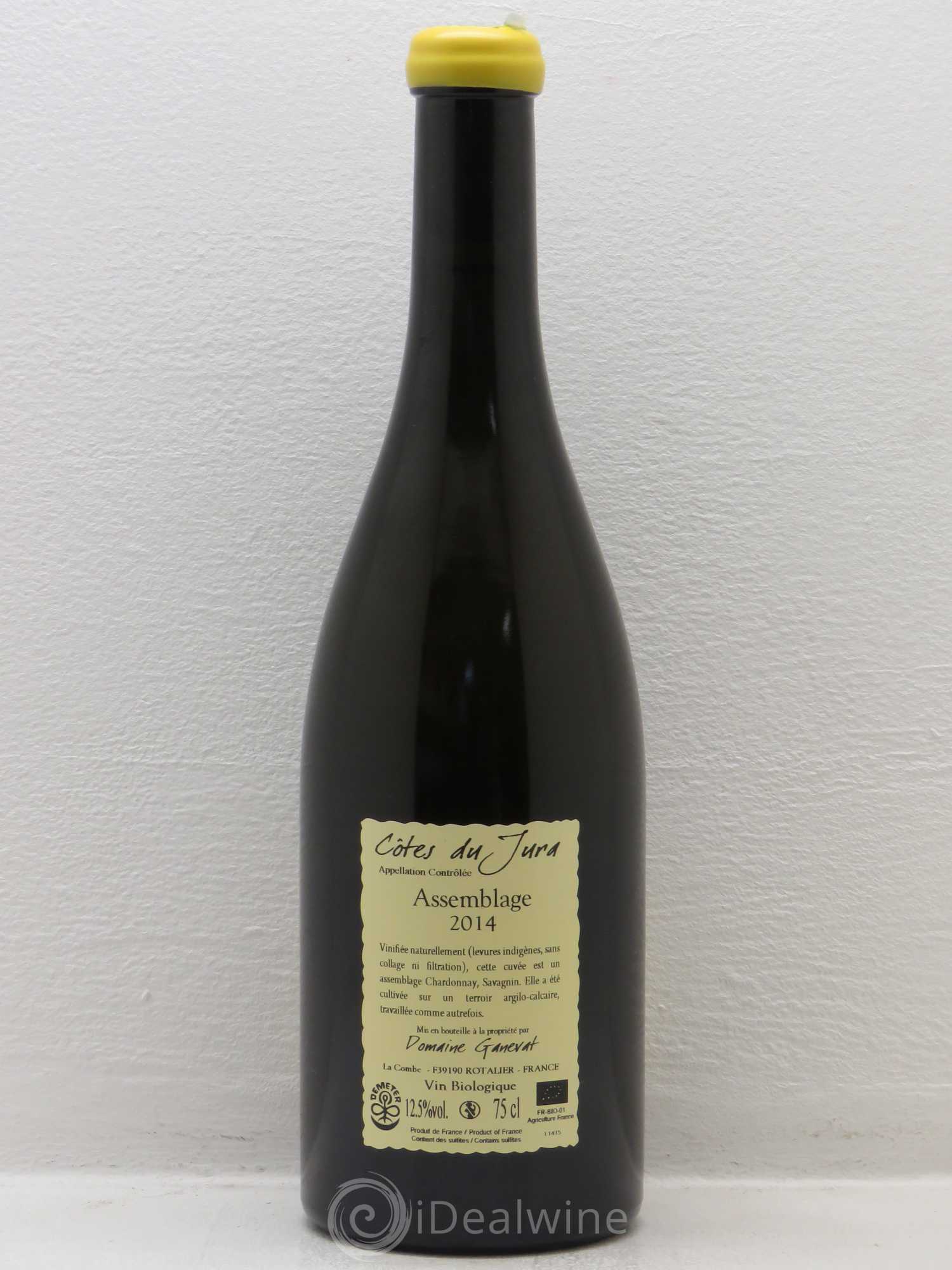 Côtes du Jura Cuvée Orégane Jean-François Ganevat (Domaine) 2014 - Lot de 1 bouteille - 1