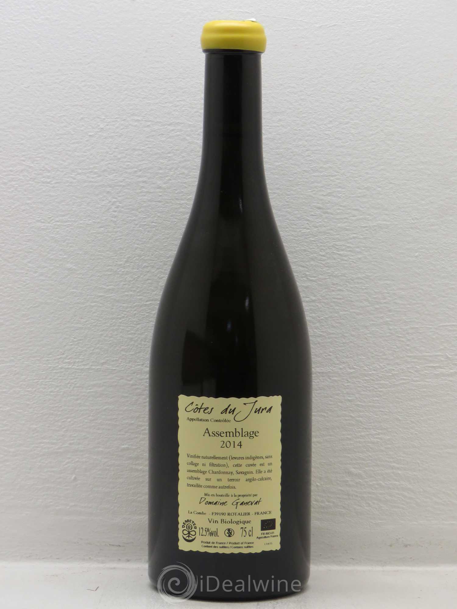 Côtes du Jura Cuvée Orégane Jean-François Ganevat (Domaine) 2014 - Lot de 1 bouteille - 1