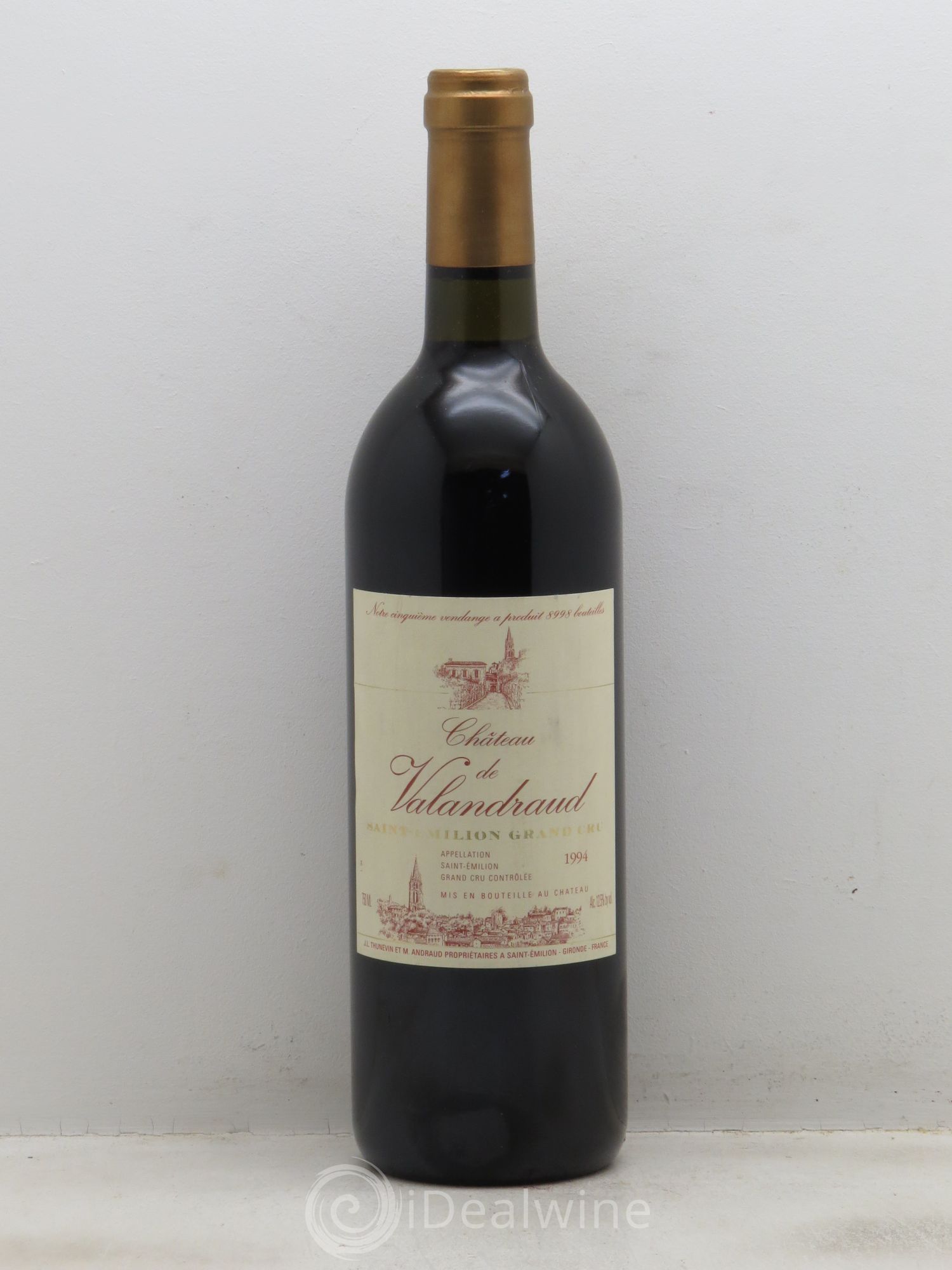 Château de Valandraud (sans prix de réserve - no reserve) 1994 - Posten von 1 Flasche - 0