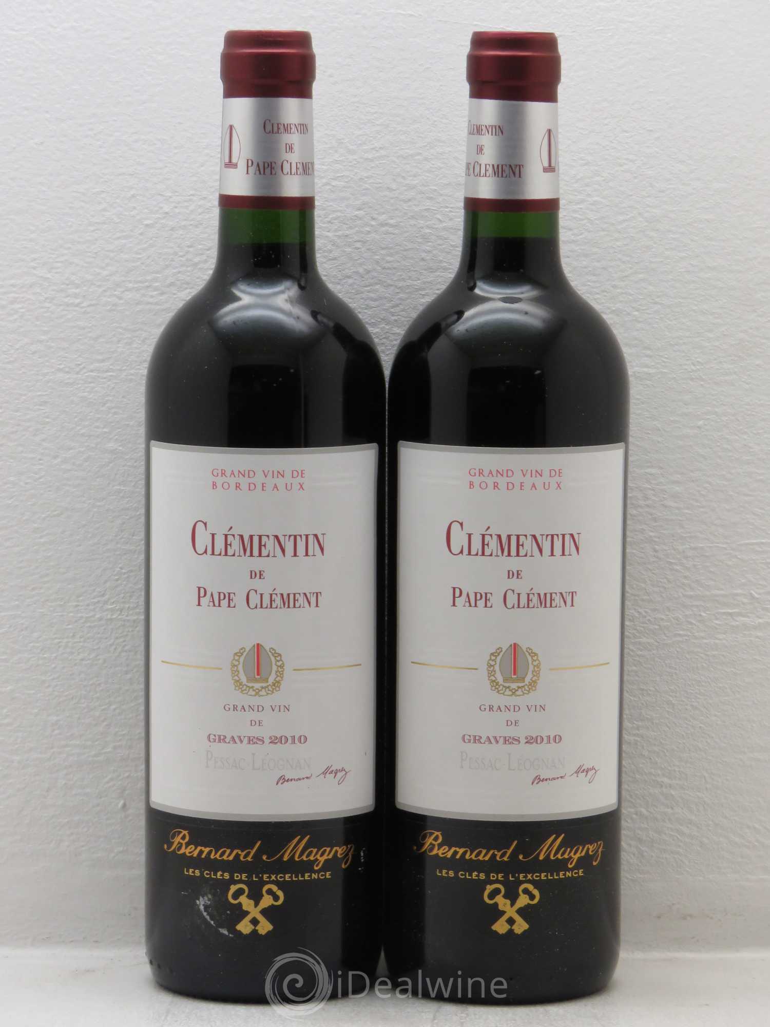 Le Clémentin de Pape Clément Second Vin 2010 - Lot de 2 bouteilles - 0