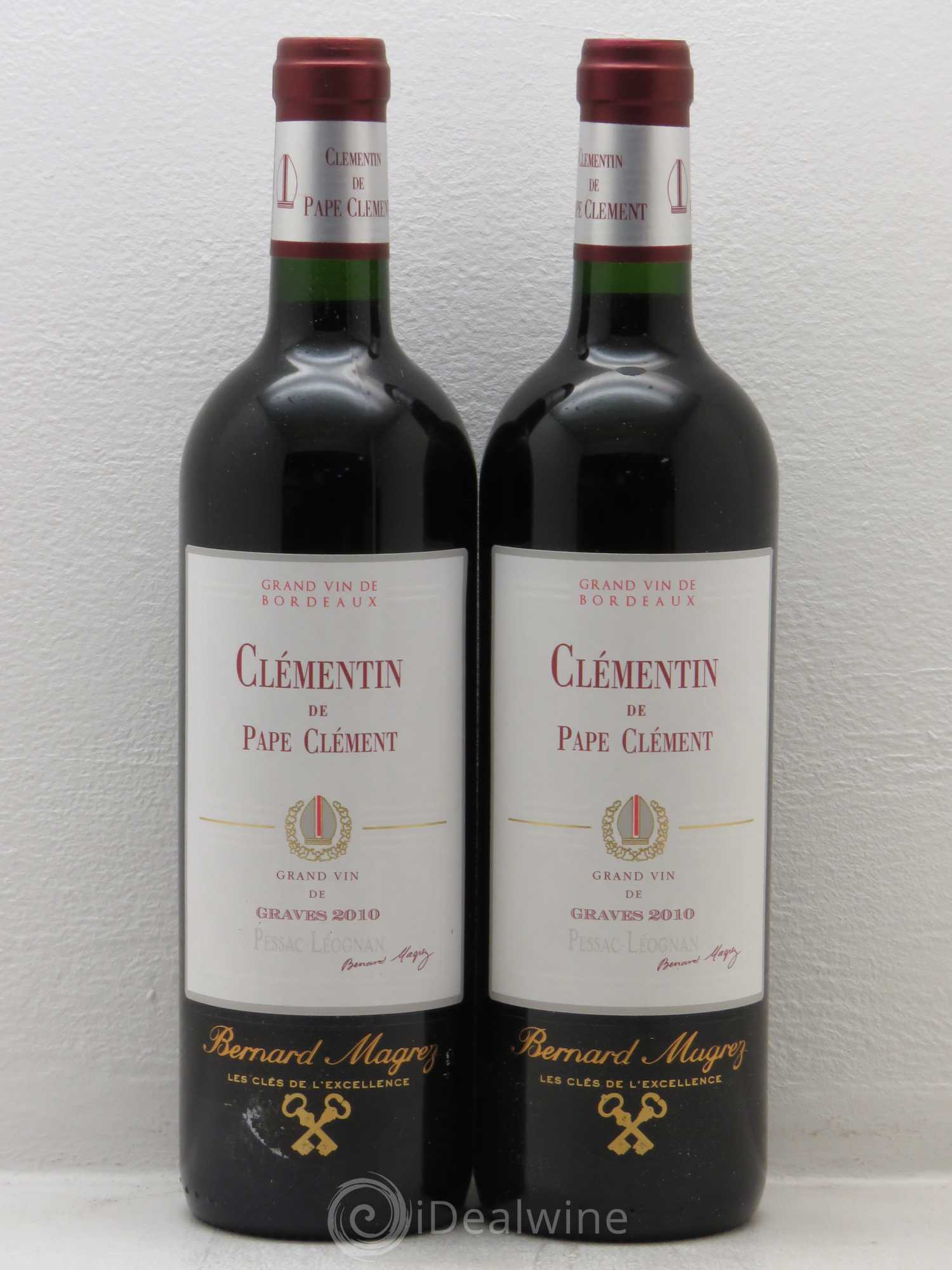 Le Clémentin de Pape Clément Second Vin 2010 - Lot de 2 bouteilles - 0