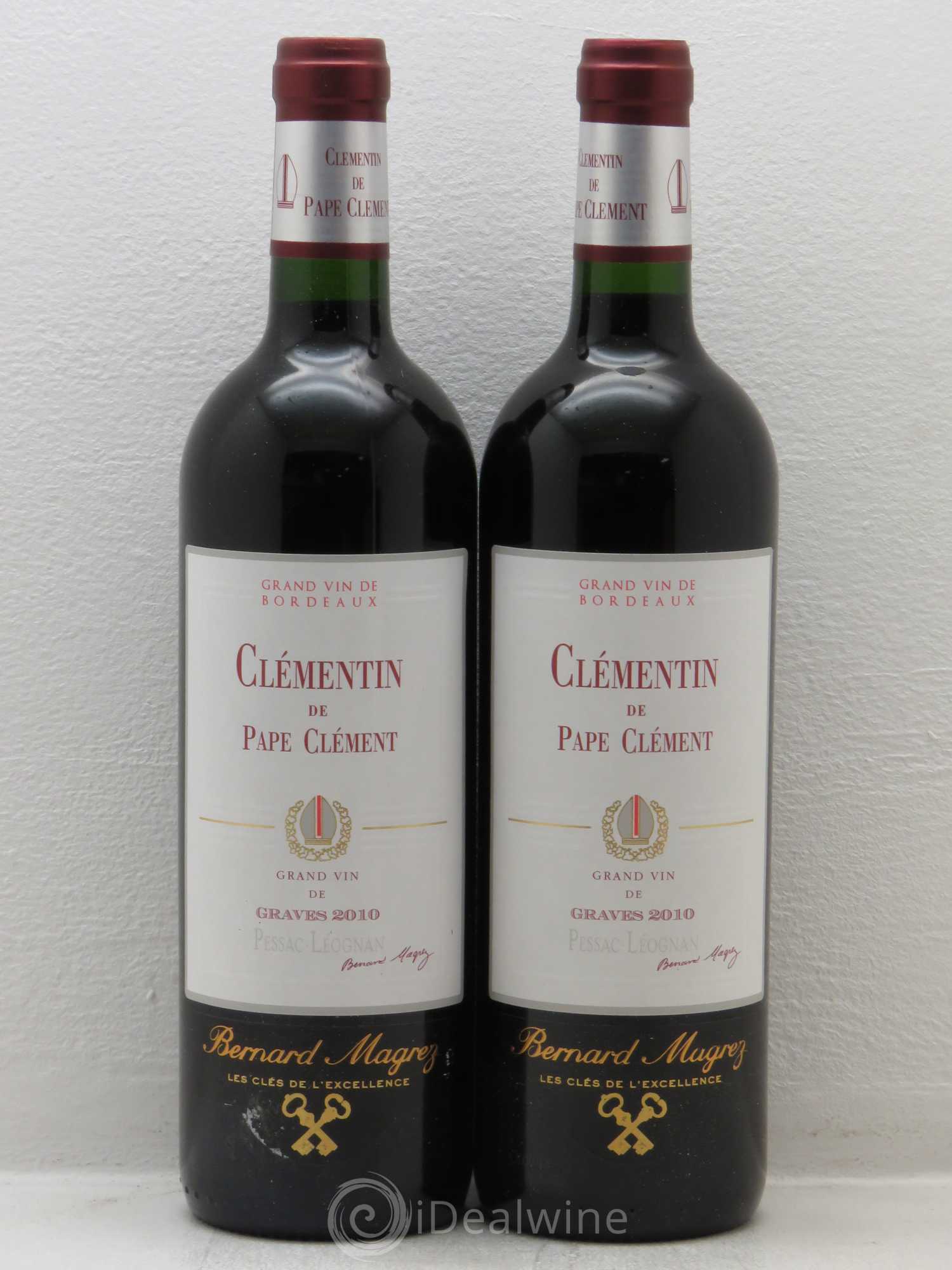 Le Clémentin de Pape Clément Second Vin 2010 - Lot de 2 bouteilles - 0