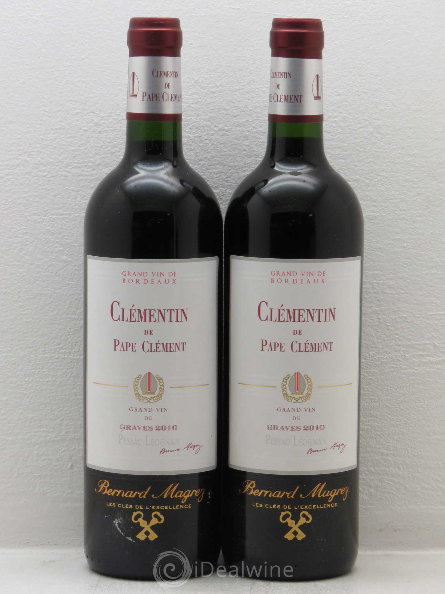 Le Clémentin de Pape Clément Second Vin 2010 - Lot de 2 bouteilles - 0