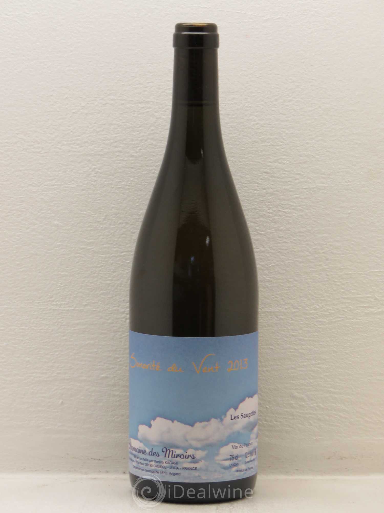 Côtes du Jura Domaine des miroirs Sonorité du vent K. Kagami Les Saugettes VDF 2013 - Posten von 1 Flasche - 0