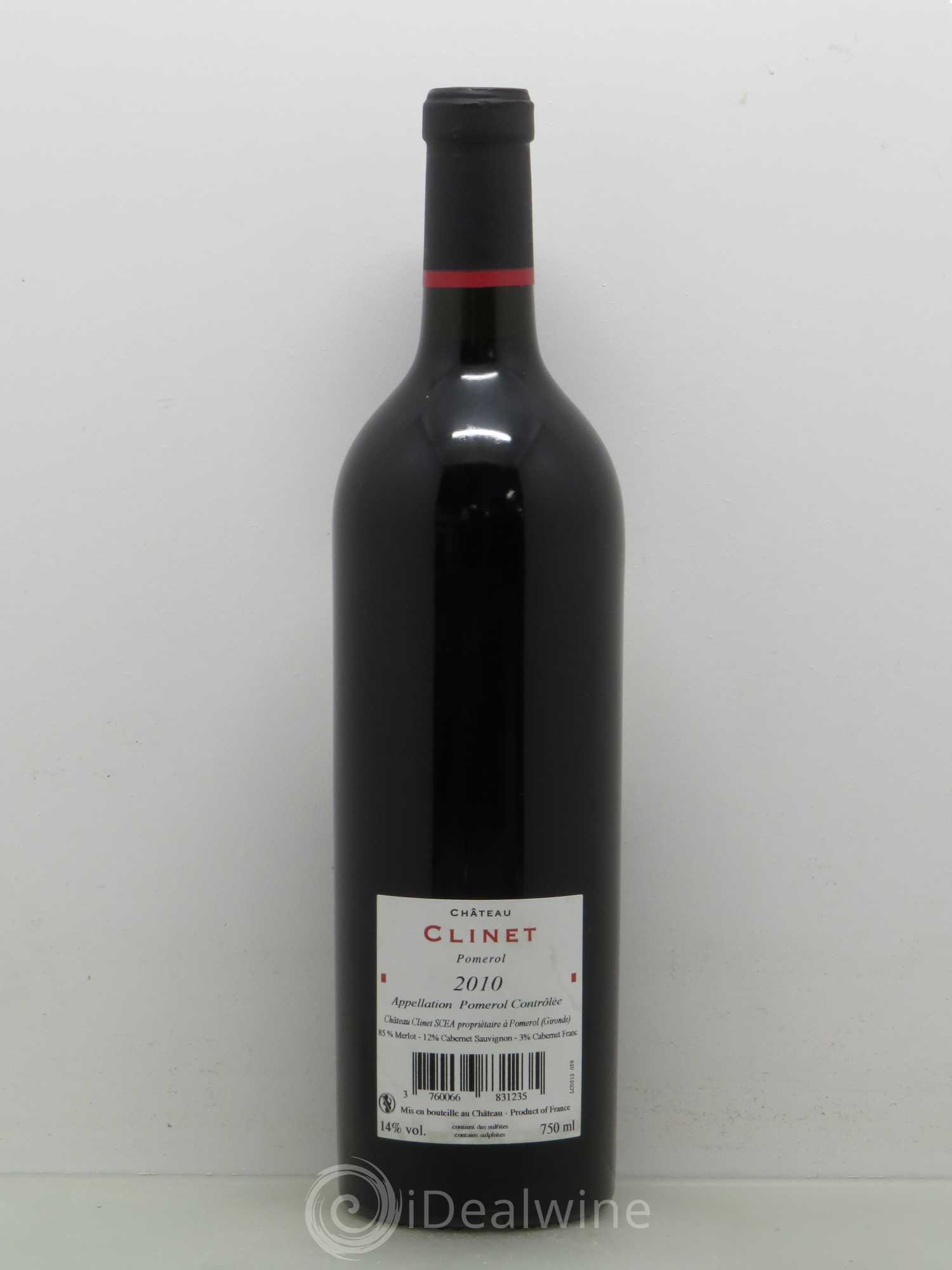 Château Clinet 2010 - Lot de 1 bouteille - 1