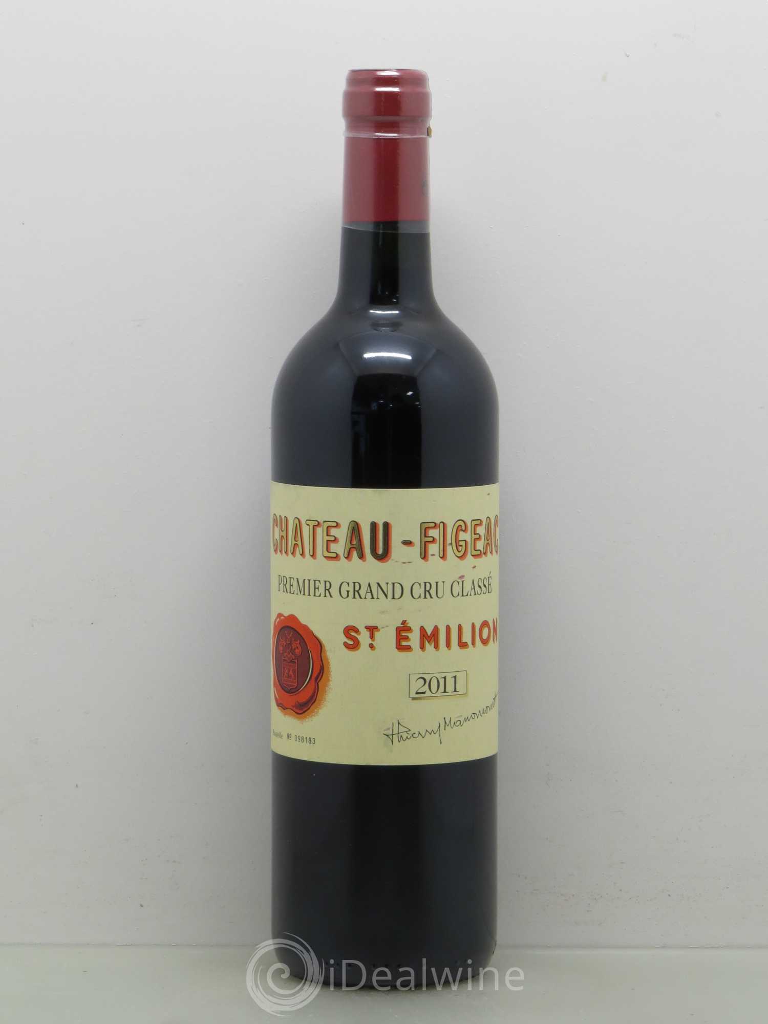 Château Figeac 1er Grand Cru Classé A 2011 - Lot de 1 bouteille - 0