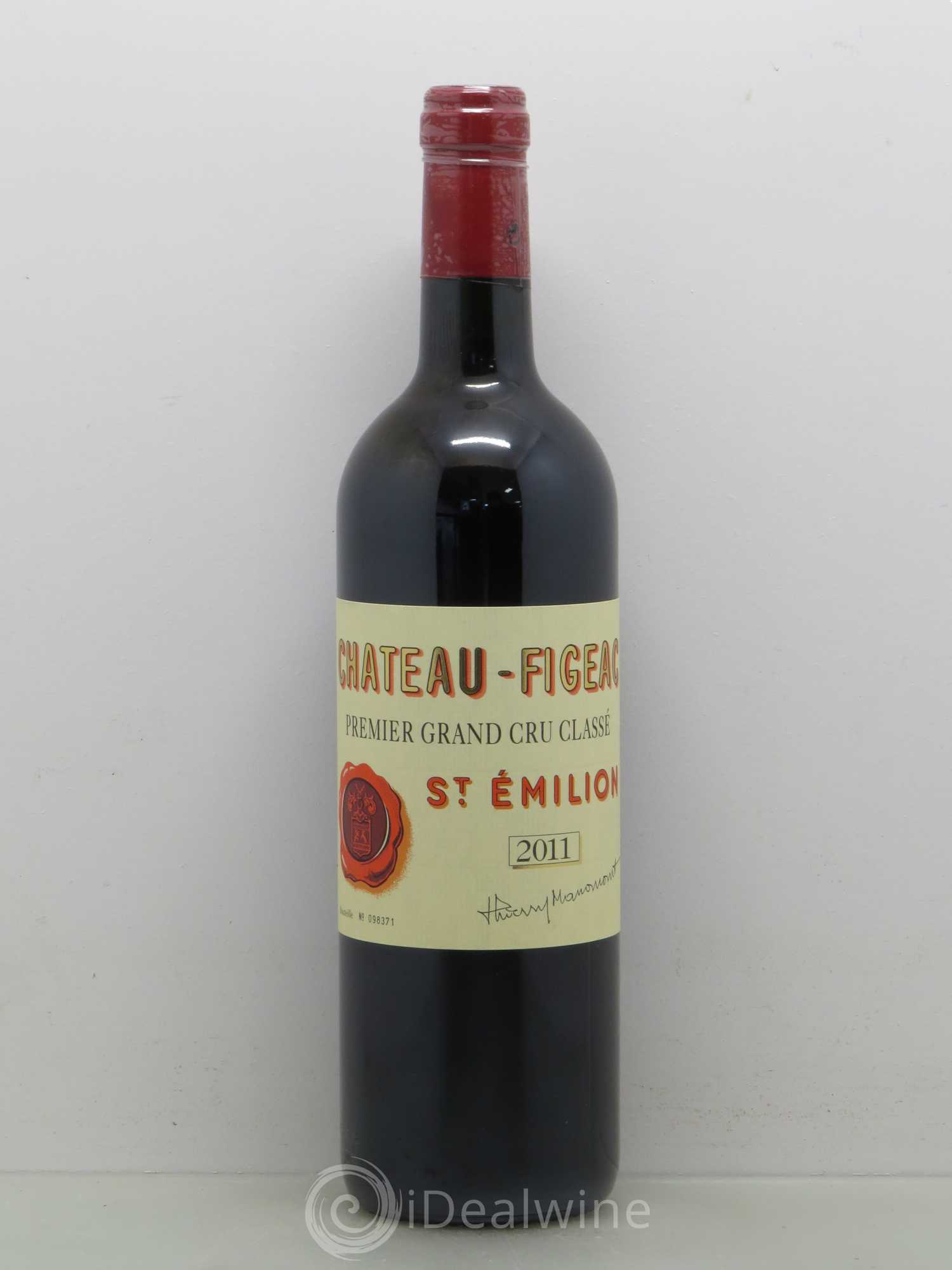 Château Figeac 1er Grand Cru Classé A 2011 - Lot de 1 bouteille - 0