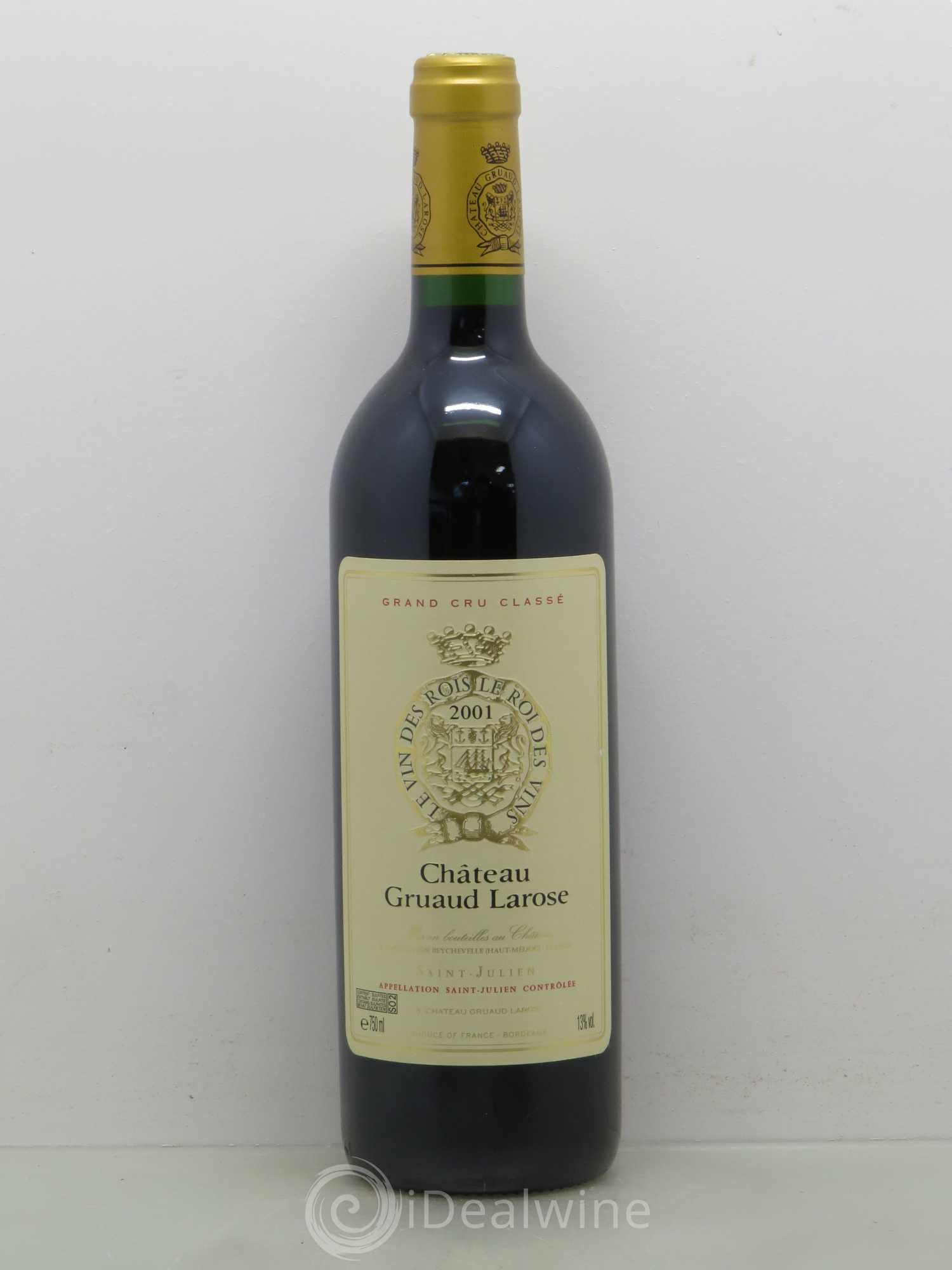 Château Gruaud Larose 2ème Grand Cru Classé 2001 - Lot de 1 bouteille - 0