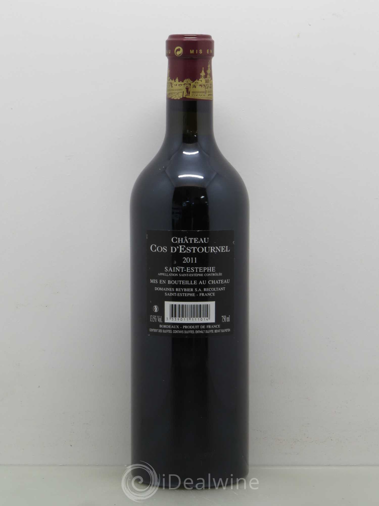 Cos d'Estournel 2ème Grand Cru Classé 2011 - Lot de 1 bouteille - 1