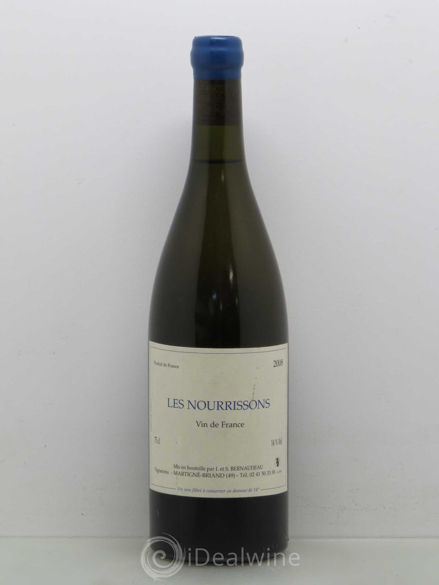 Vin de France Les Nourrissons Stéphane Bernaudeau 2008 - Lot de 1 bouteille - 0