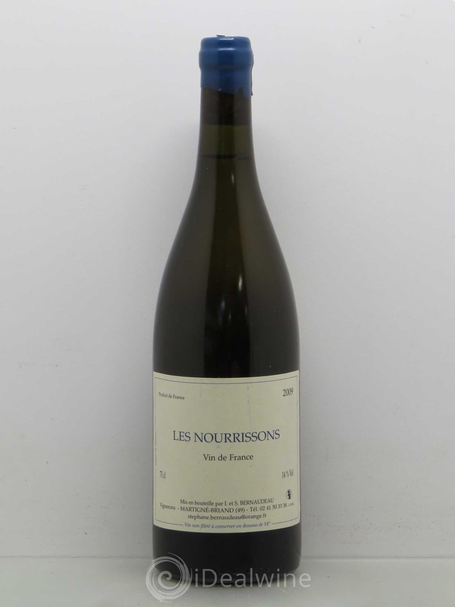 Vin de France Les Nourrissons Stéphane Bernaudeau 2009 - Lot de 1 bouteille - 0